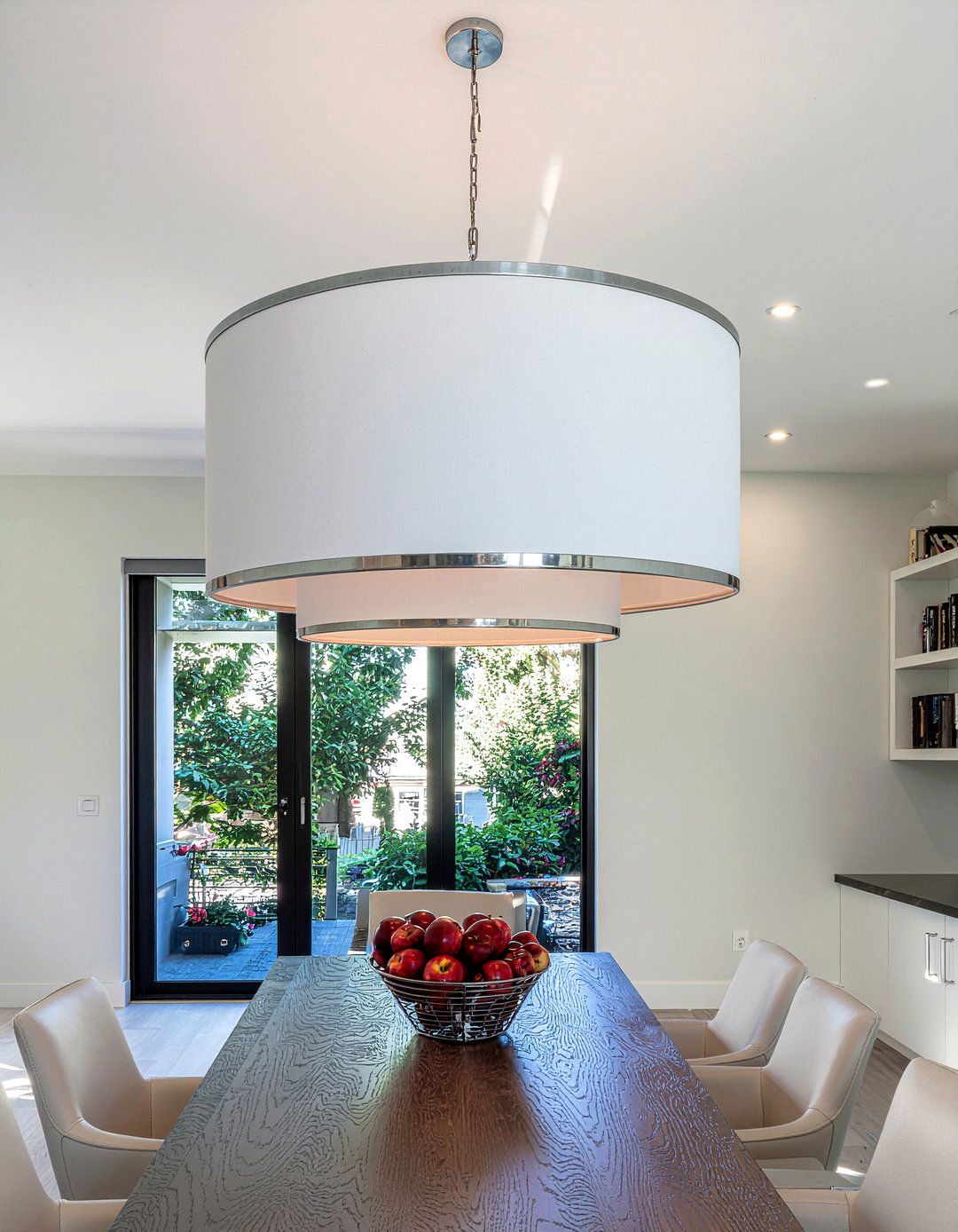 Double Drum Chandelier - 30 drum chandelier dining room ideas