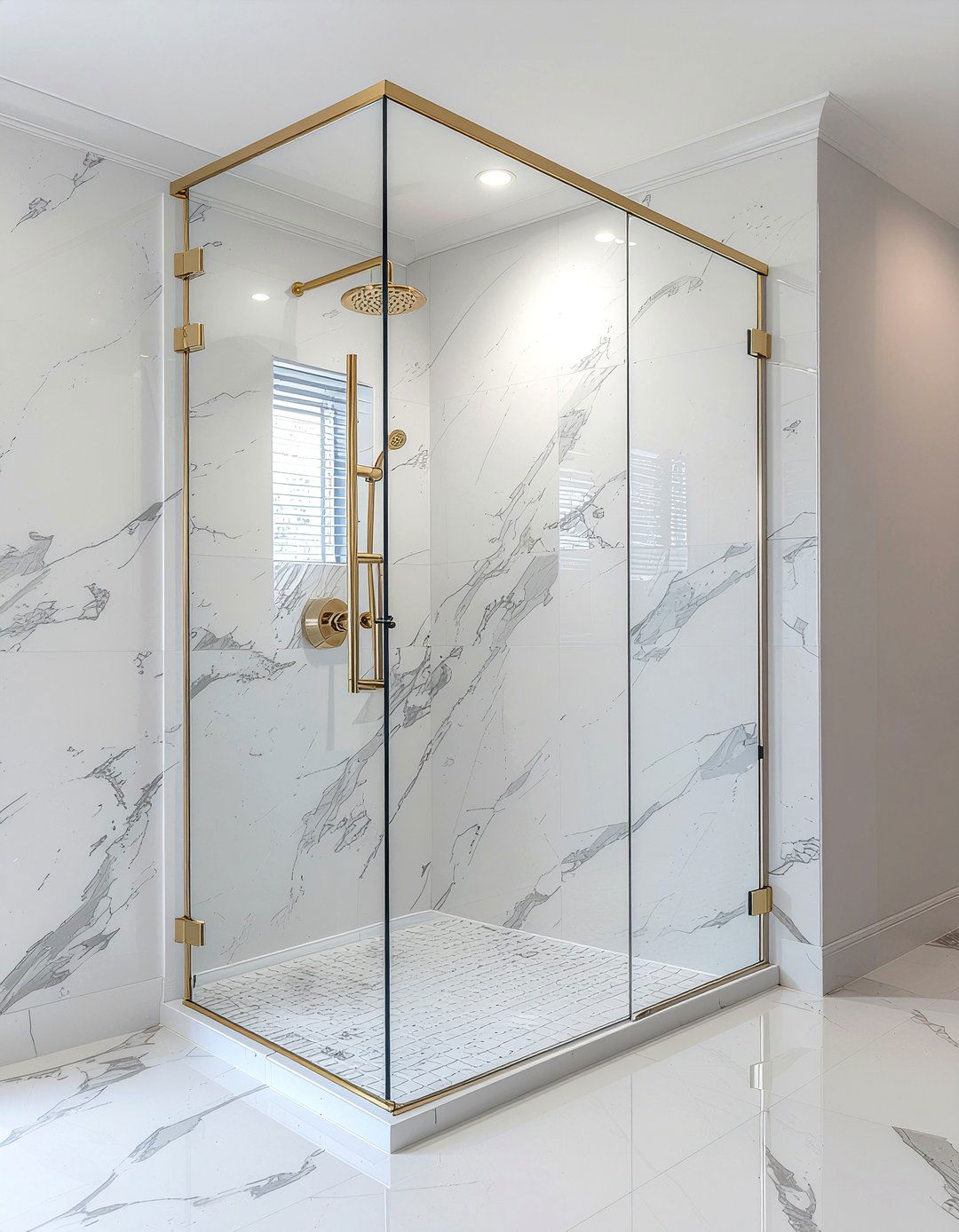 Double Glass Shower Door - 30 bathroom glass door ideas