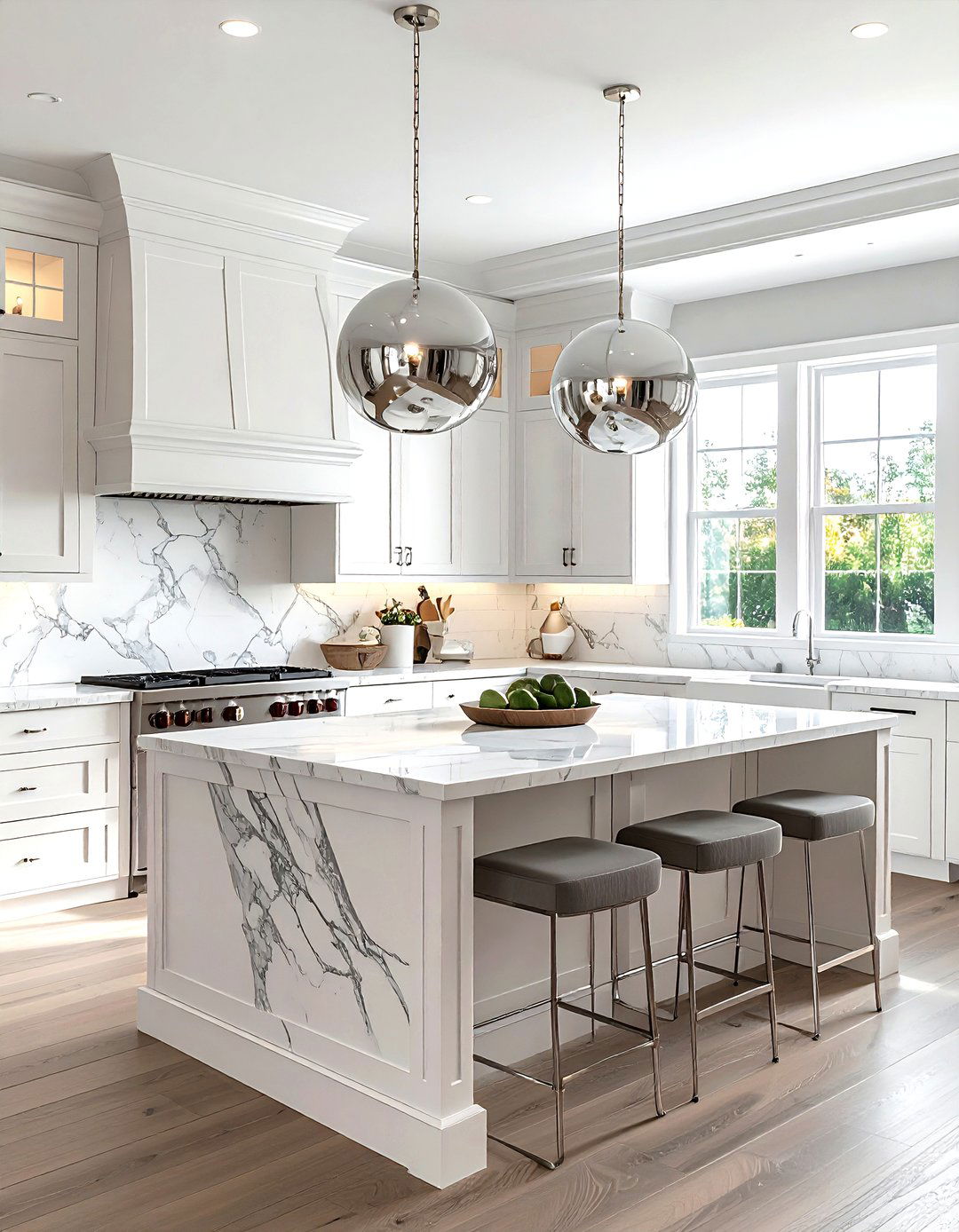 Double Globe Pendant Light - 30 globe pendant kitchen ideas