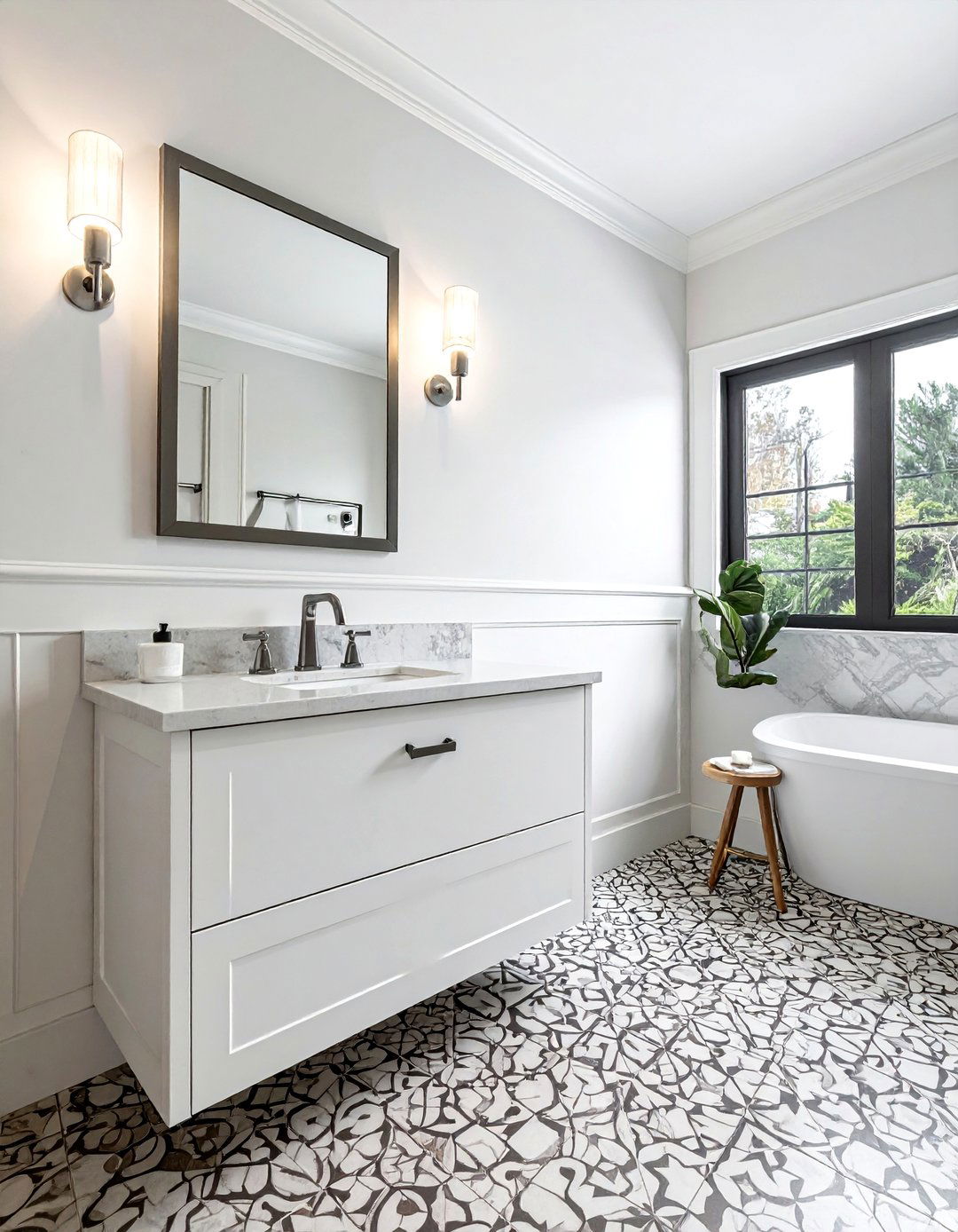 Double Handle Wall Mounted Bathroom Faucet - 30 wall-mounted faucet ideas