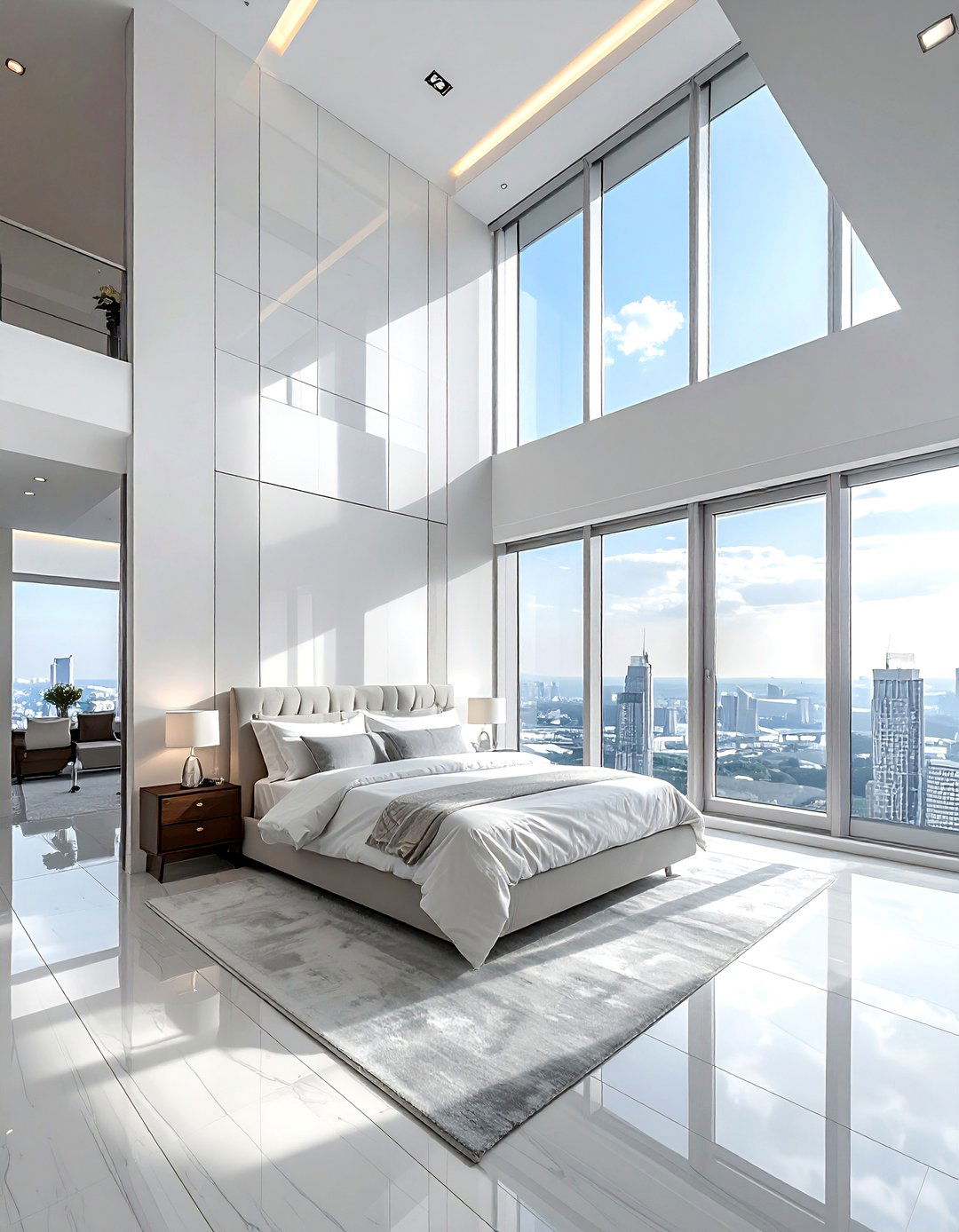 Double Height Bedroom Ceiling - 30 bedroom natural lighting ideas