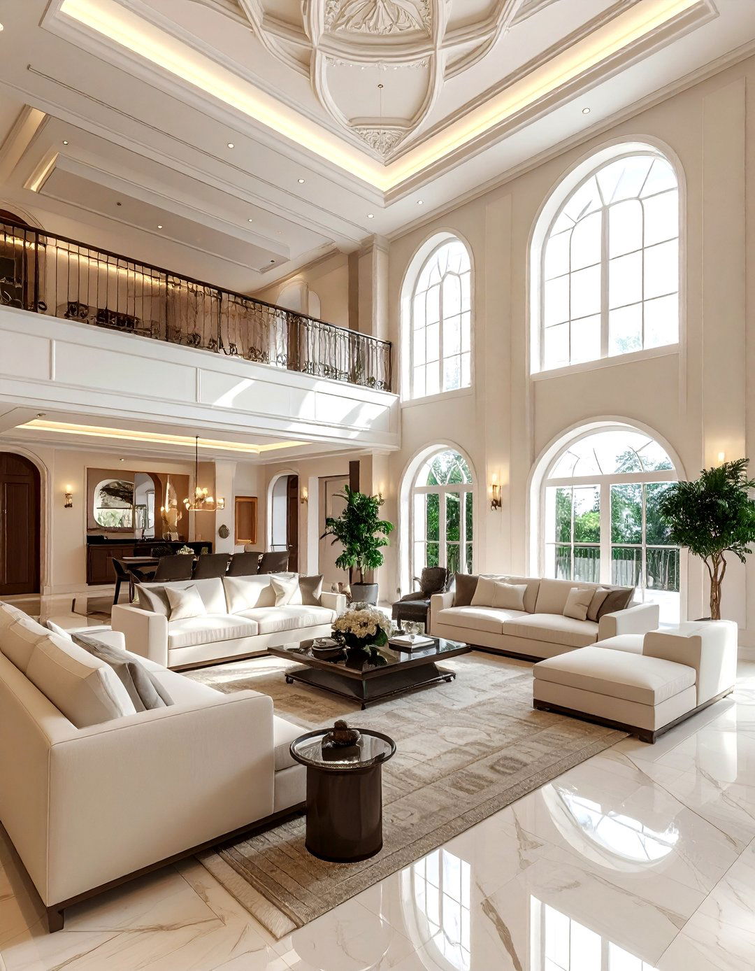 Double Height Groin Vault - 30 living room groin vault ideas