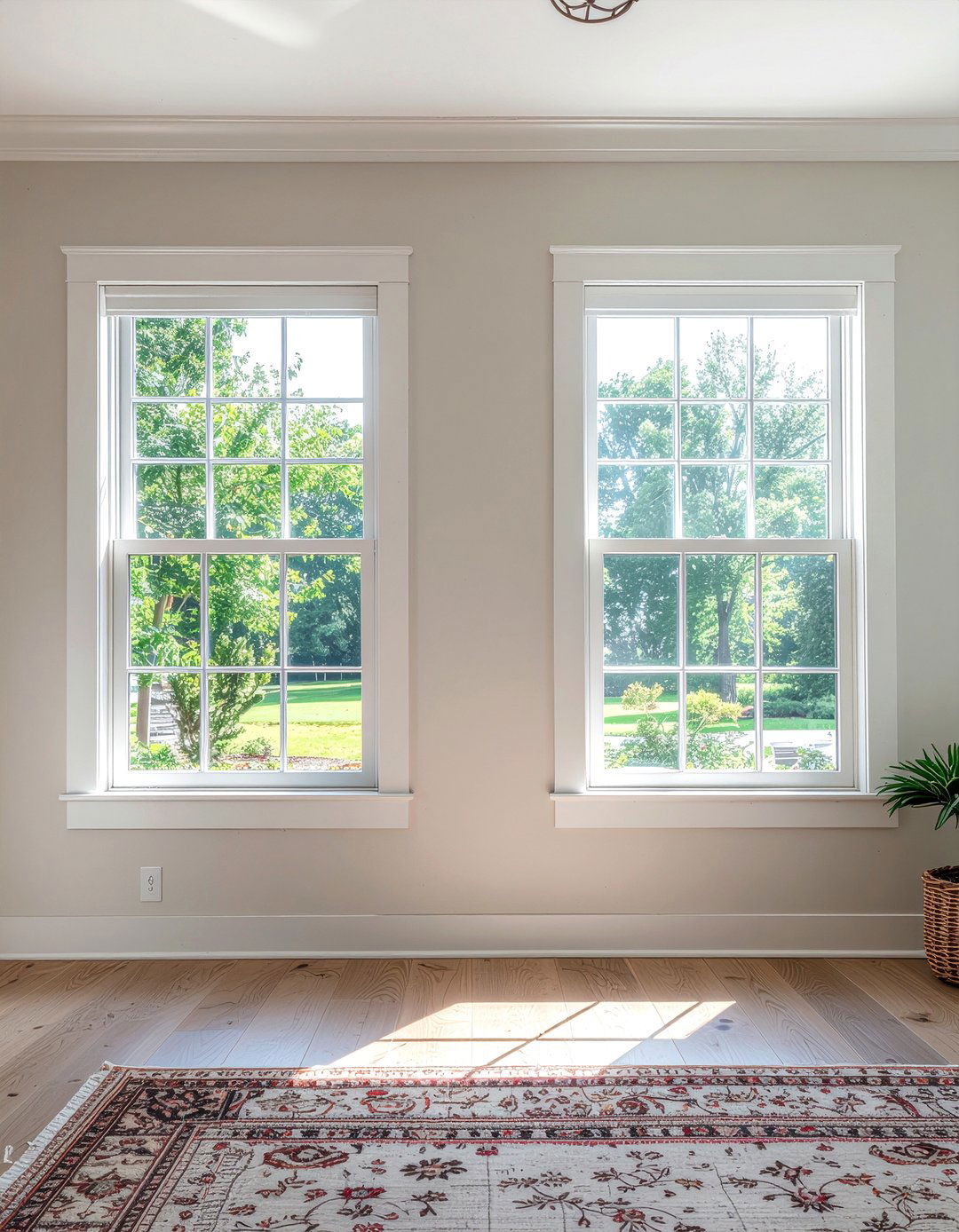 Double Hung Shutters - 30 living room plantation shutters
