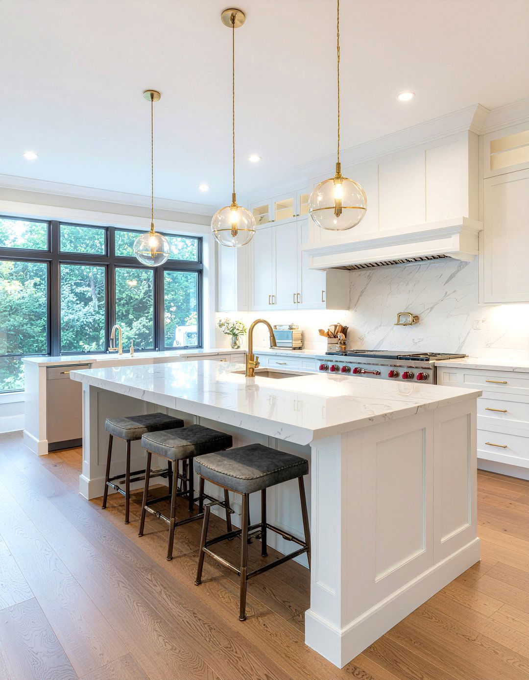 Double Island Kitchen - 30 La Cornue range kitchen ideas