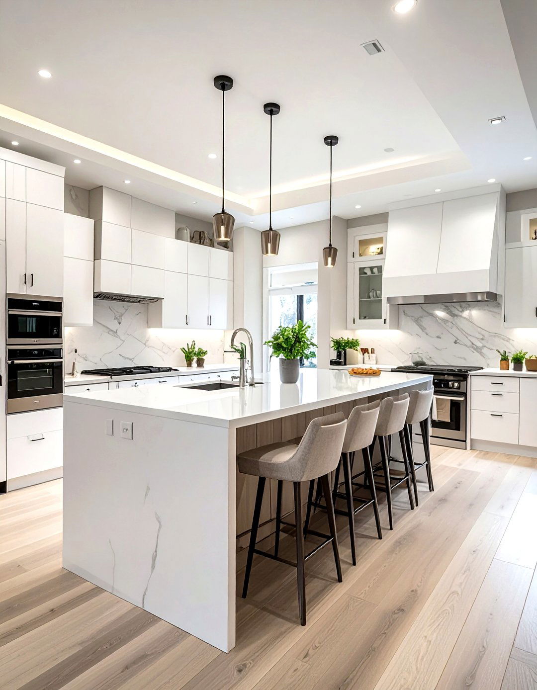 Double Island Kitchen Layout - 30 kitchen home bar ideas