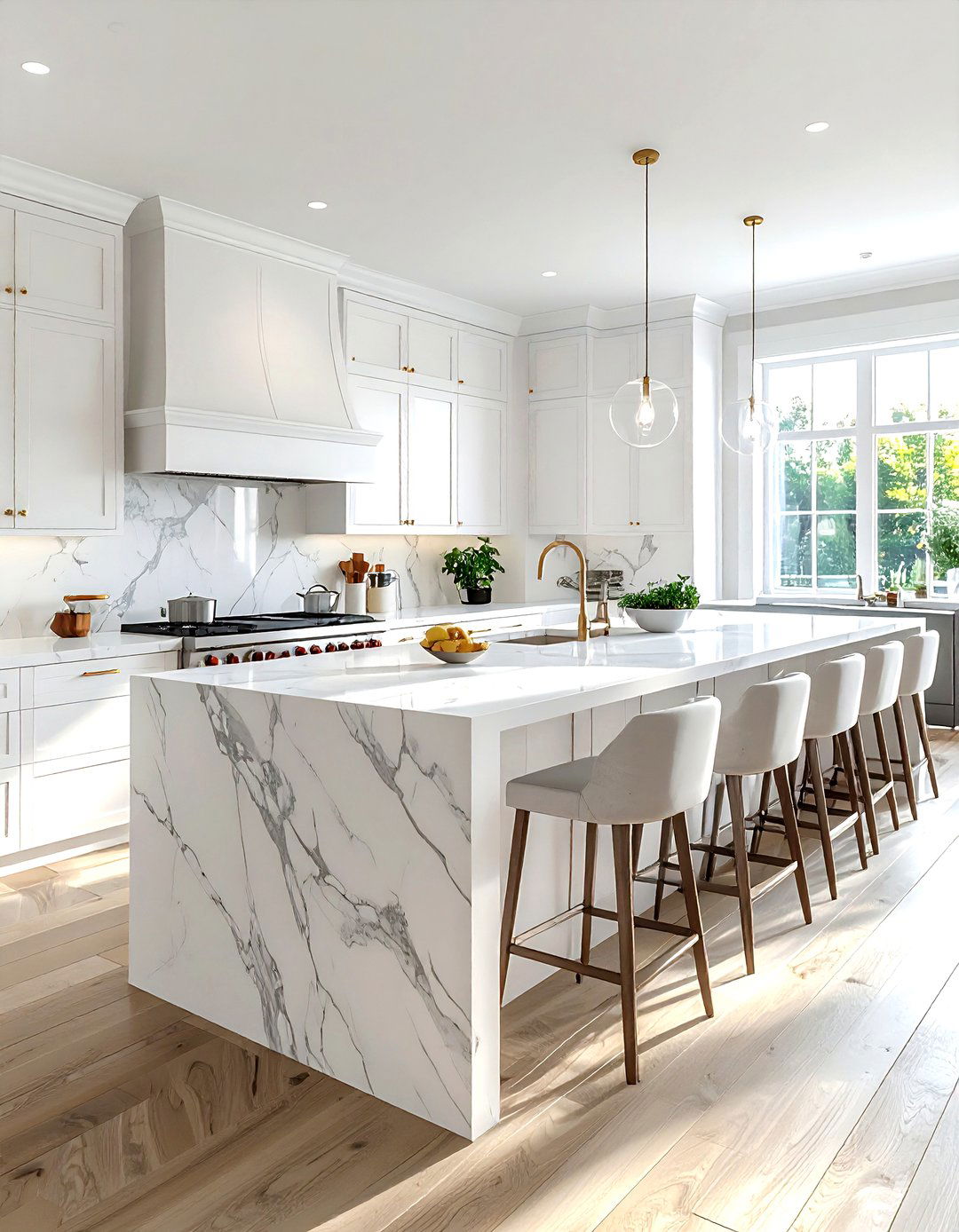 Double Kitchen Island - 30 finished kitchen ideas