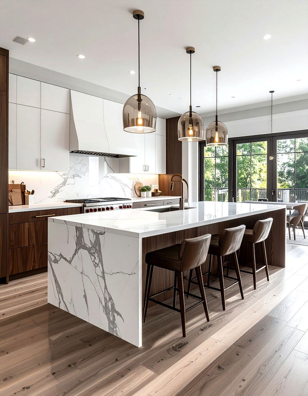 Double Kitchen Island - 30 one-of-a-kind kitchen ideas