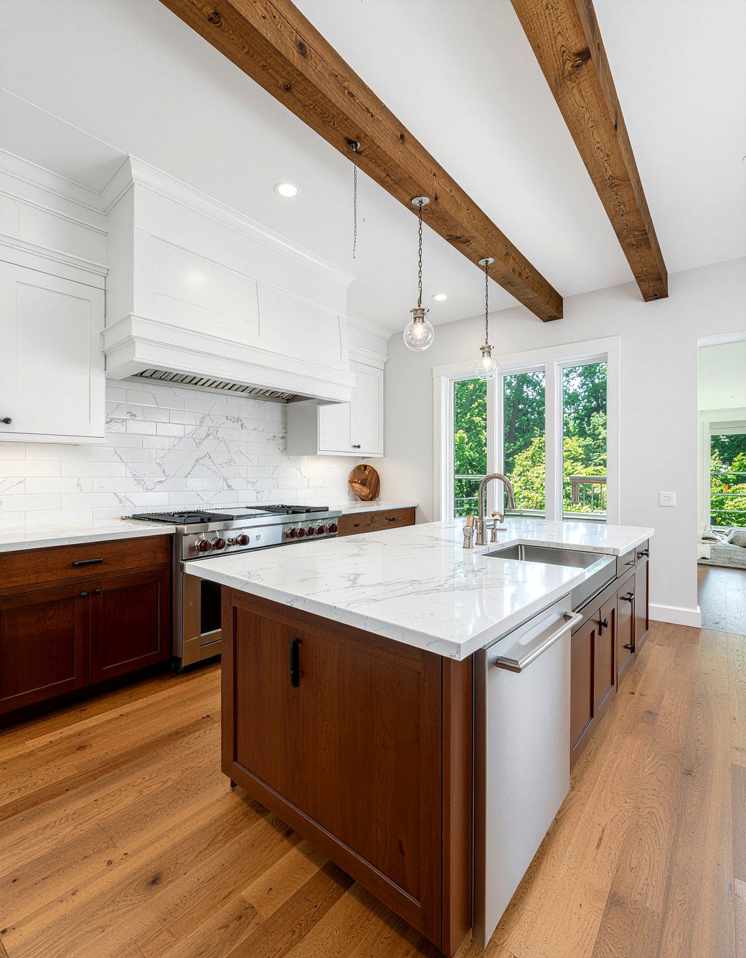Double Kitchen Island - 30 chef's kitchen ideas