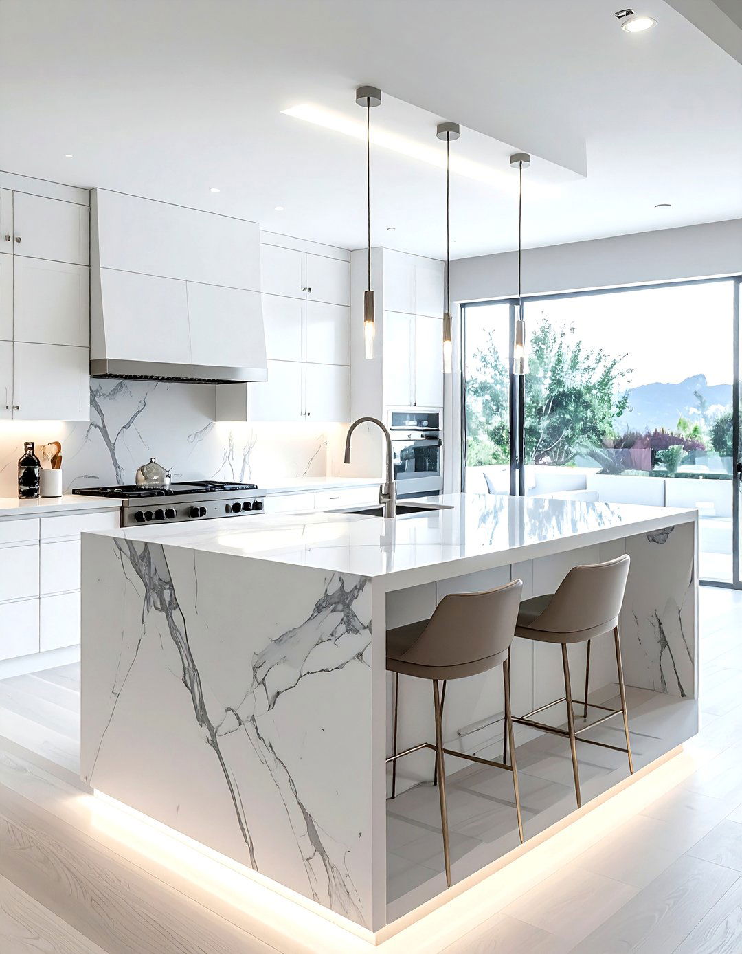 Double Kitchen Island - 30 clean kitchen ideas