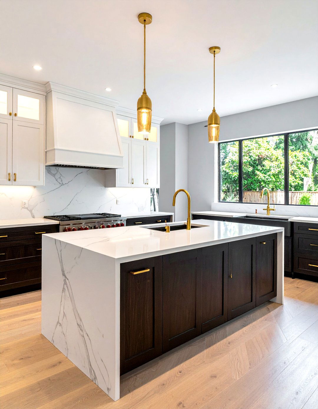 Double Kitchen Islands - 30 symmetrical kitchen ideas