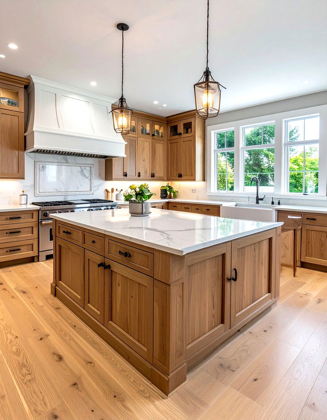 Double Kitchen Islands - 30 traditional kitchen ideas