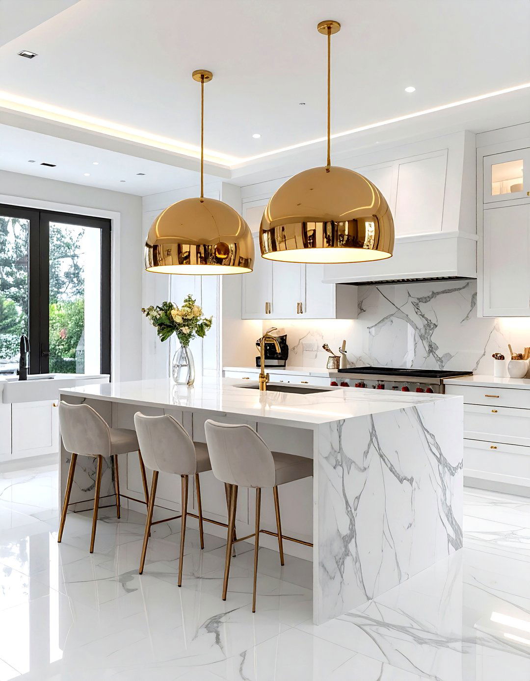 Double Kitchen Pendants - 30 pendant light kitchen island ideas