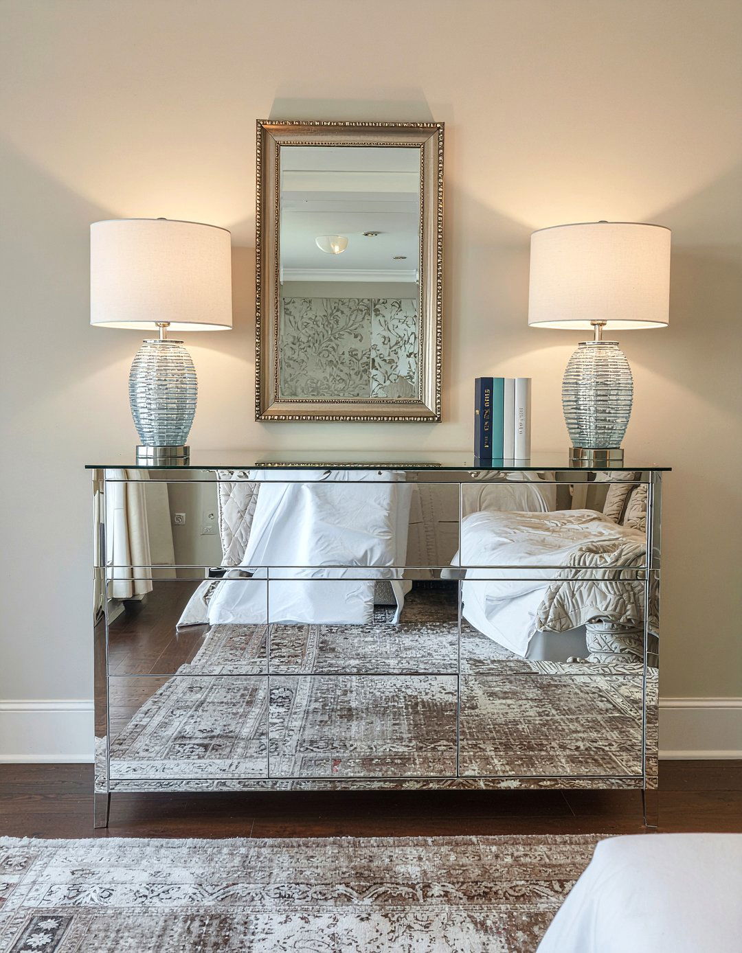 Double Mirrored Dresser - 30 bedroom mirrored dressers