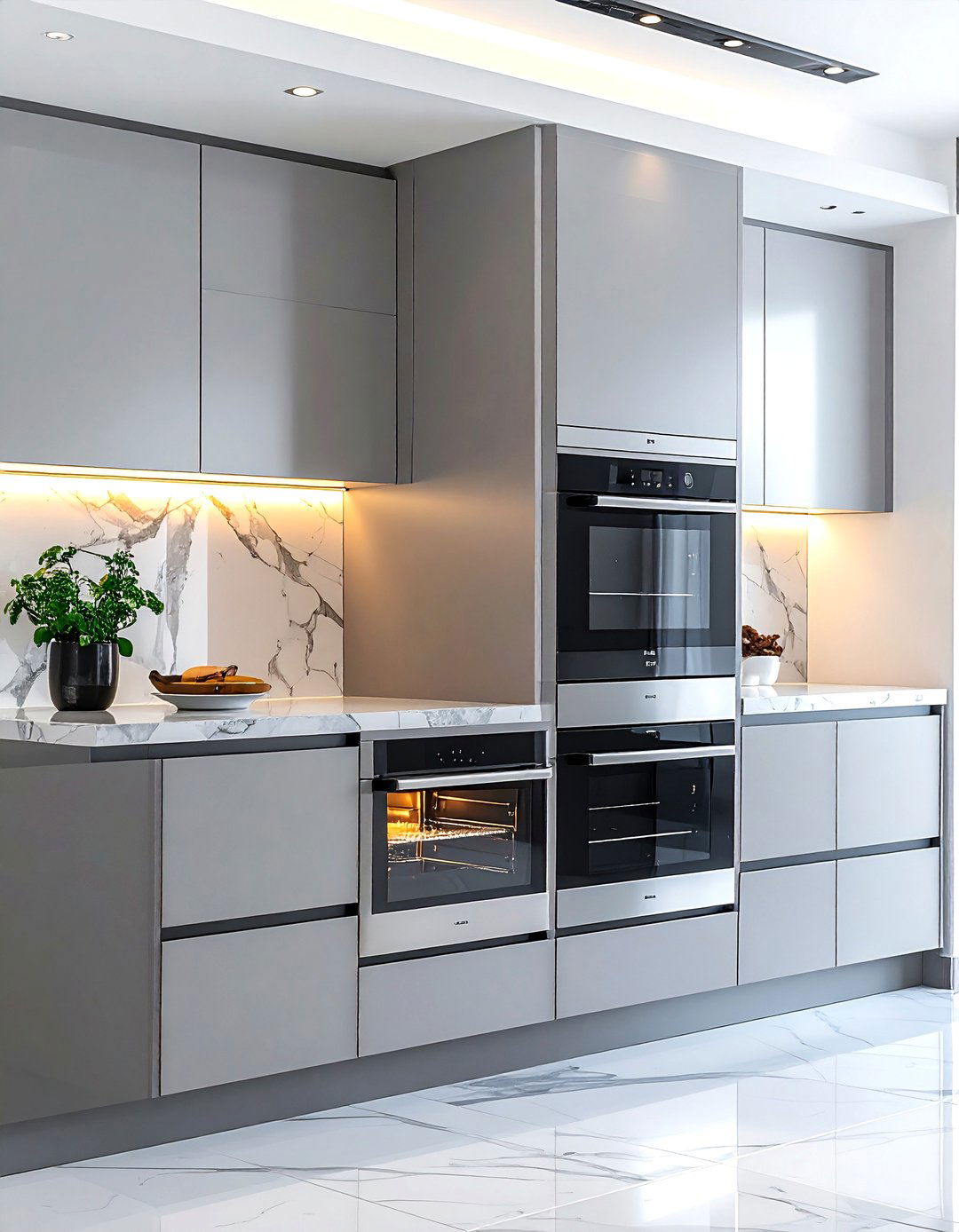 Double Oven Cabinet Tower - 30 tall cabinet kitchen ideas