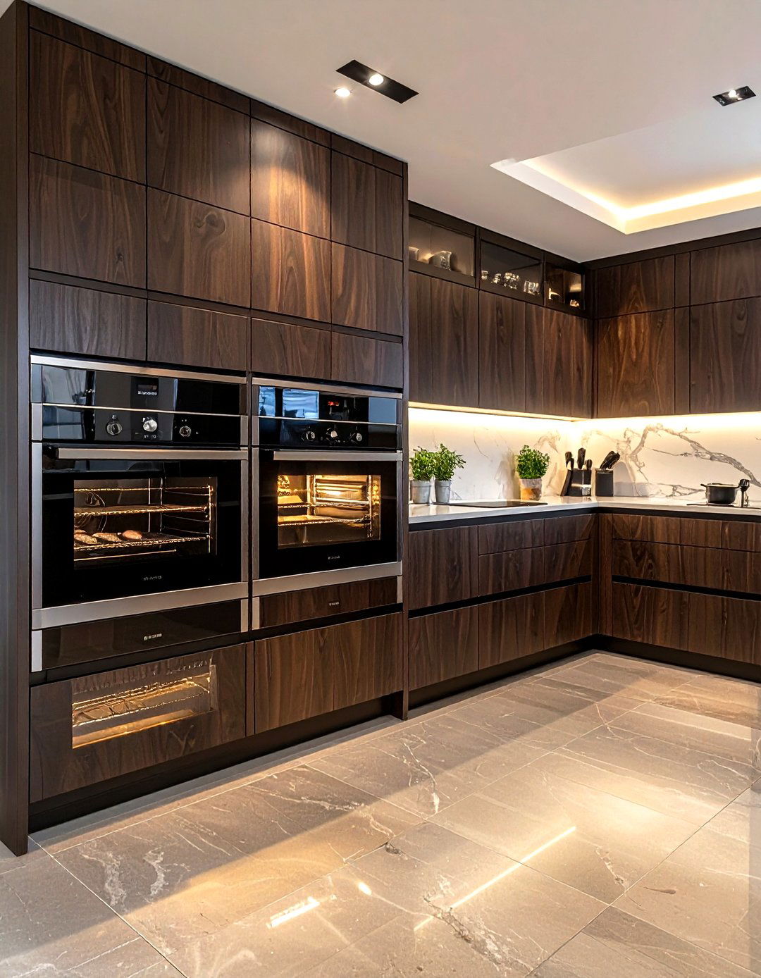 Double Oven Kitchen - 30 GE Profile kitchen ideas