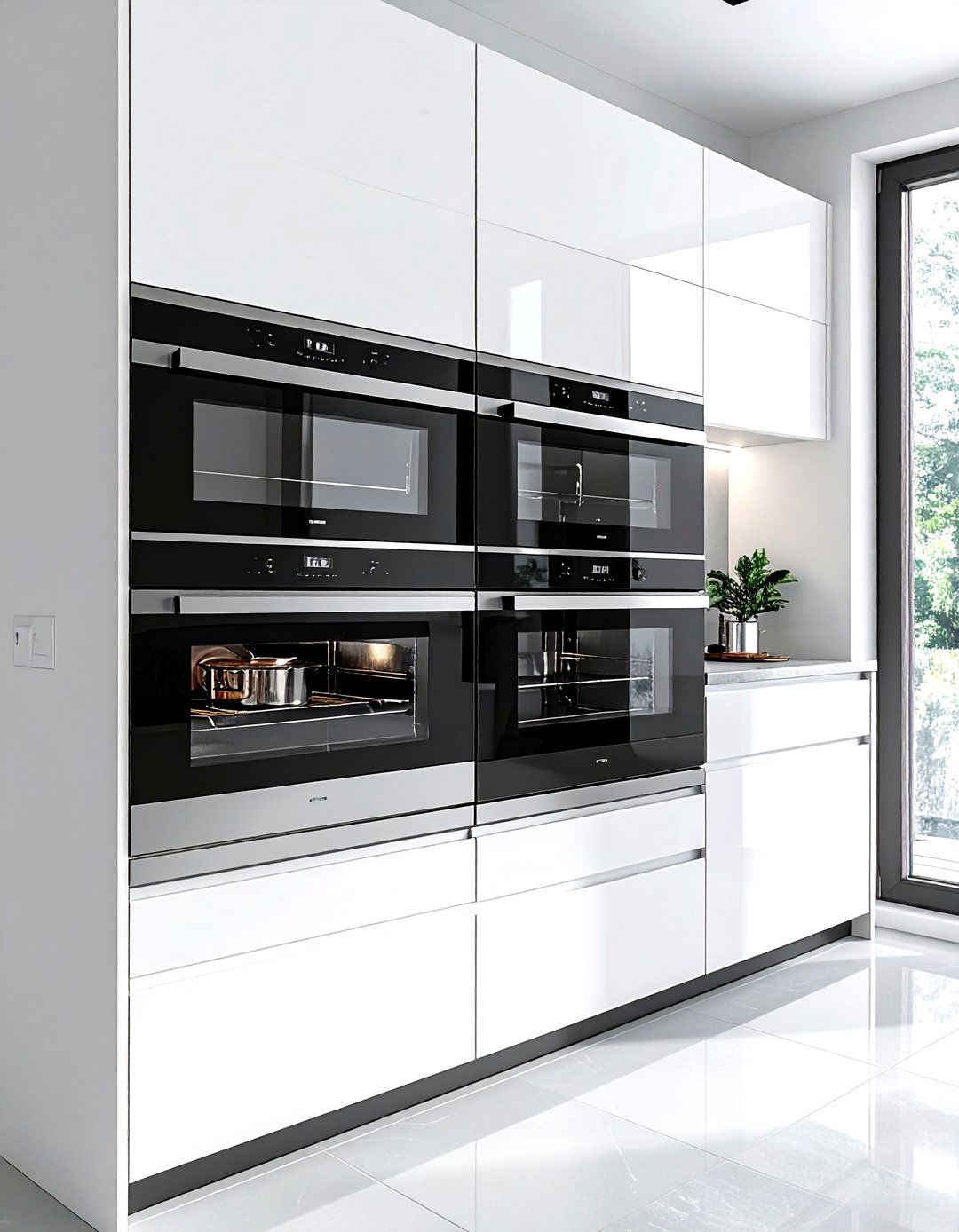 Double Oven Wall - 30 kitchen zone ideas