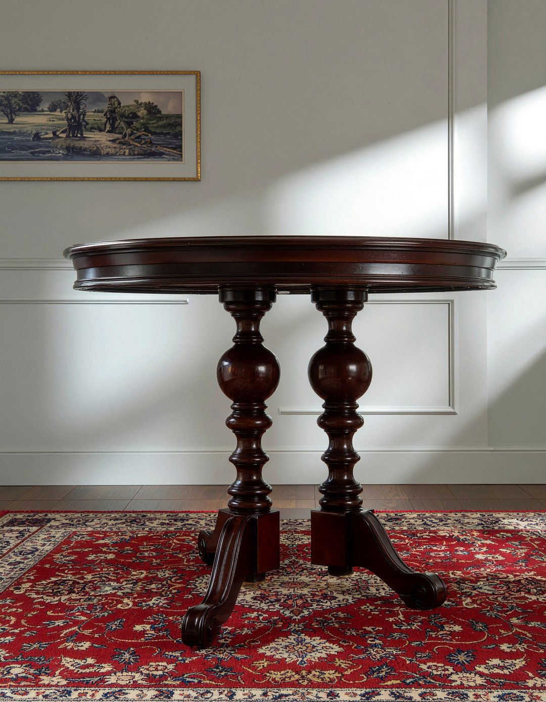 Double Pedestal Dining Table - 30 dining room scale ideas