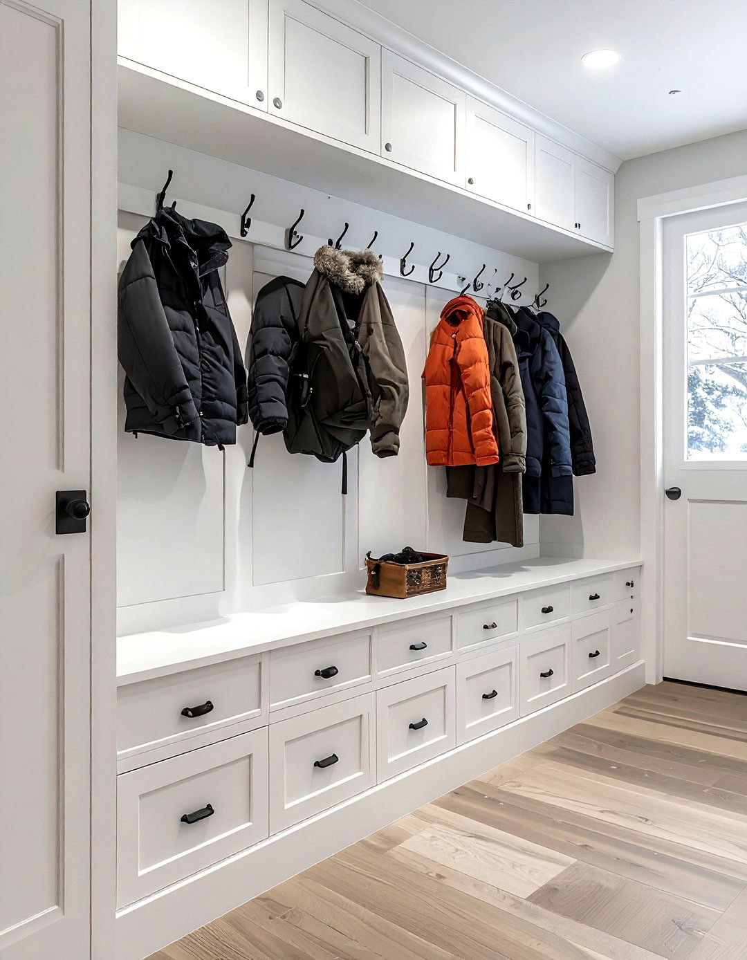 Double Prong Coat Hooks - 30 mudroom hook ideas