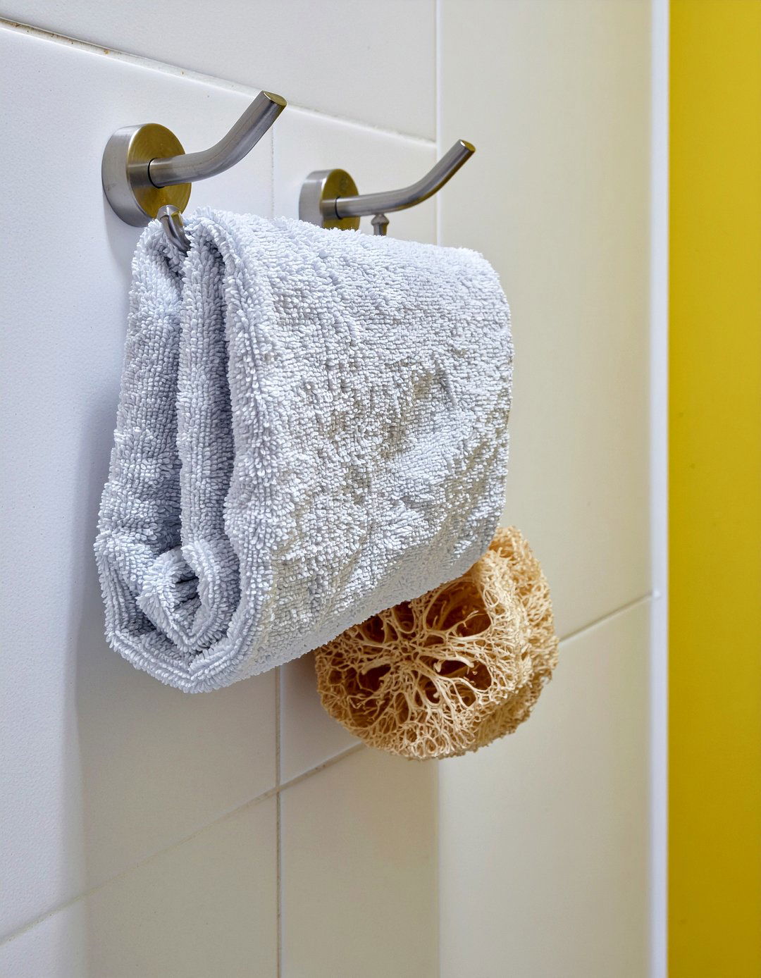 Double Prong Hook - 30 bathroom towel hook ideas