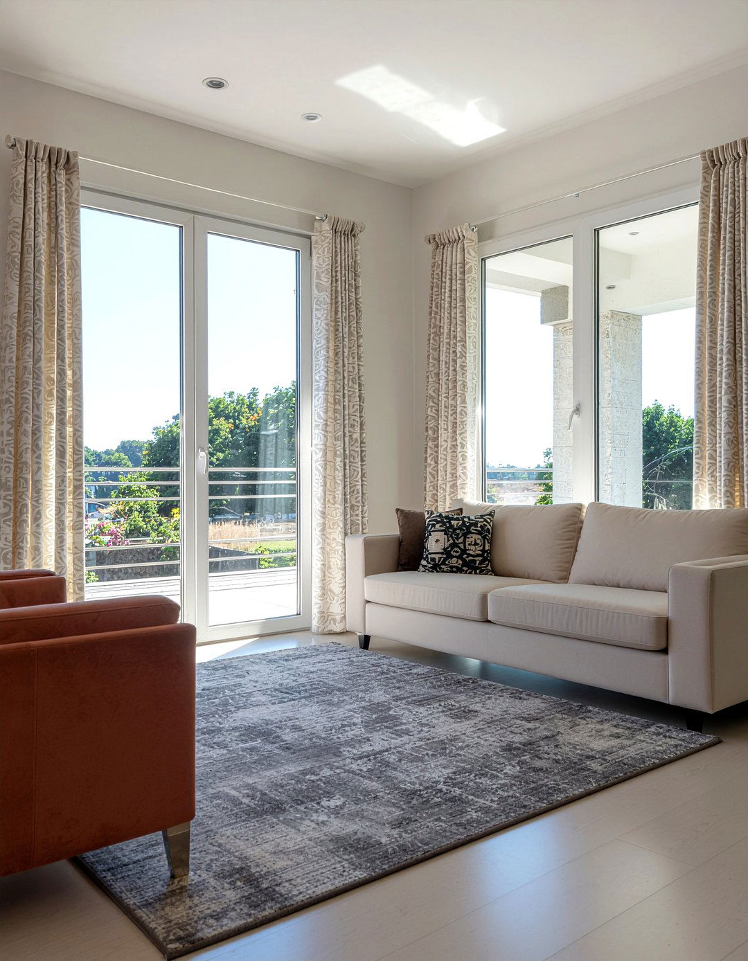 Double Rod Curtain Setup Living Room - 30 living room drapes