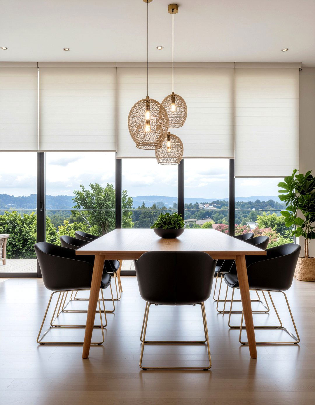 30 Trendy Dining Room Roman Shade Ideas for Elegant Windows