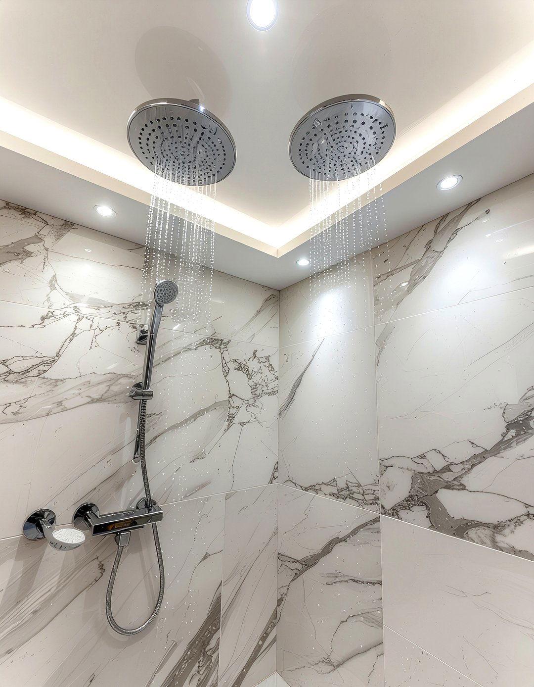 Double Shower Head - 30 bathroom emerging trend ideas