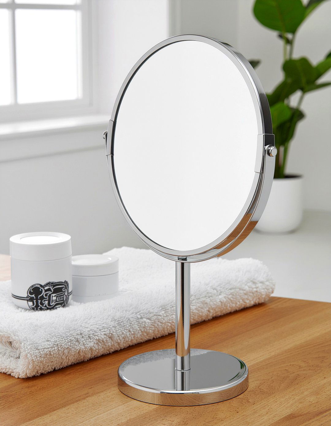 Double Sided Magnifying Mirror - 30 magnifying mirror bathroom ideas