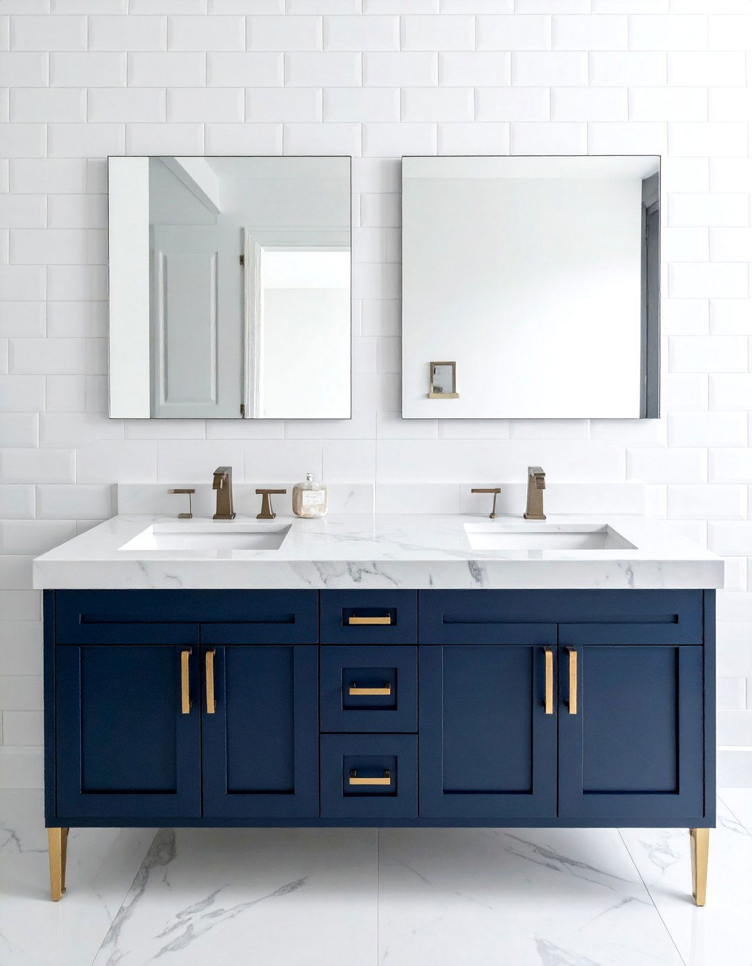 Double Sink Vanity - 30 bathroom vanity ideas