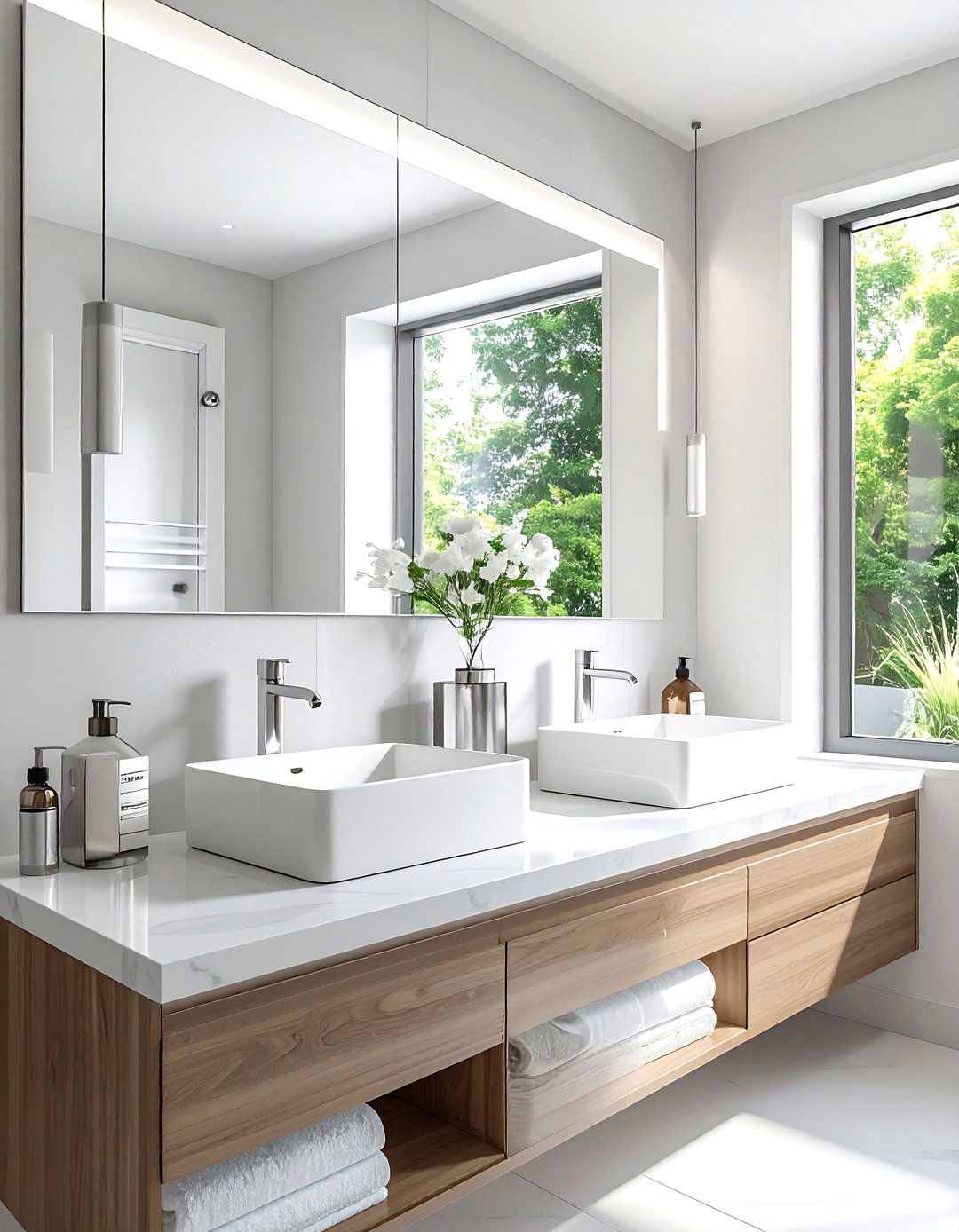 Double Soap Dispenser - 30 bathroom soap dispenser ideas