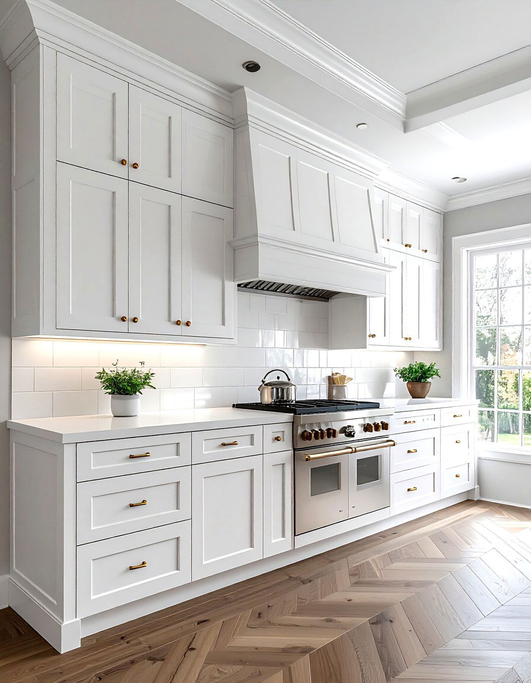 Double Stacked Upper Cabinets - 30 kitchen overhead storage ideas
