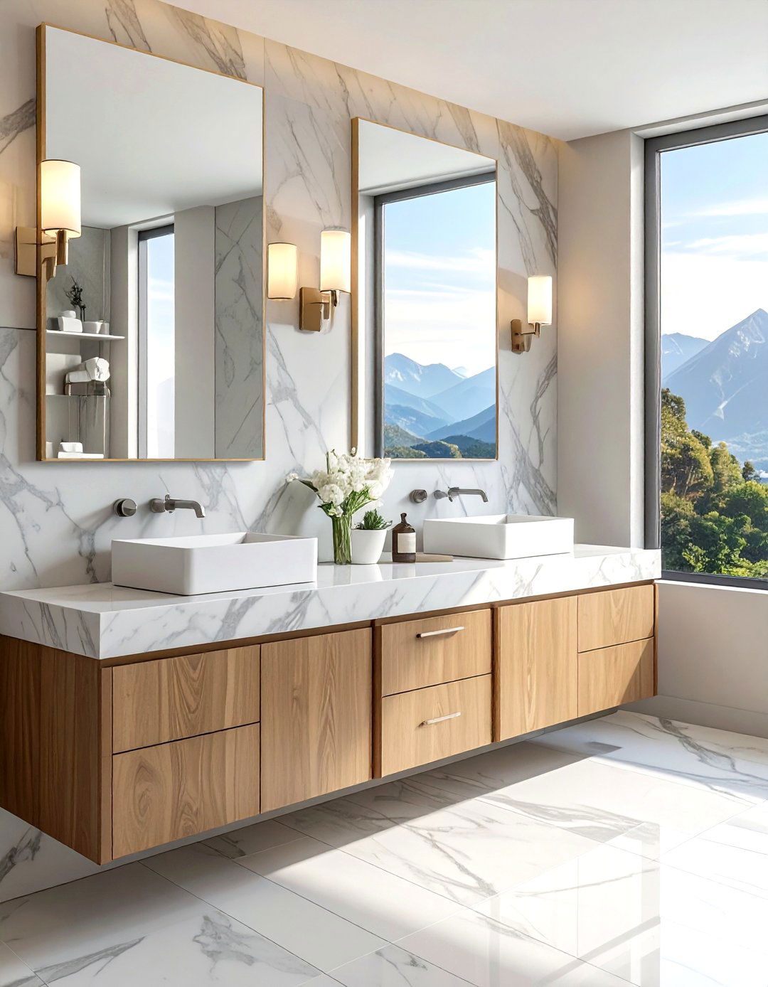 Double Vanity - 30 dreamy bathroom ideas