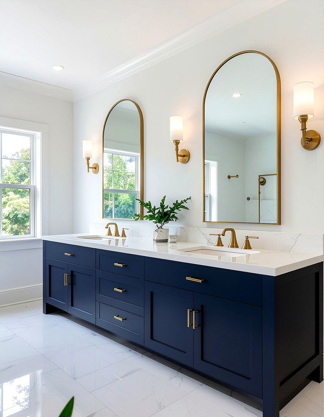 Double Vanity - 30 bathroom feature ideas