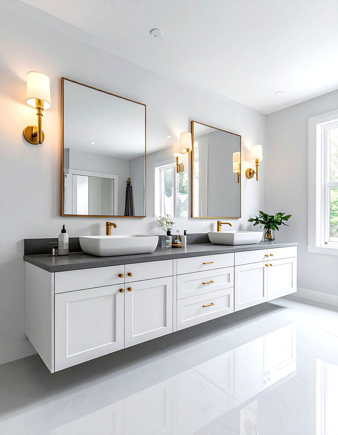 Double Vanity Bathroom - 30 Property Brothers decor ideas