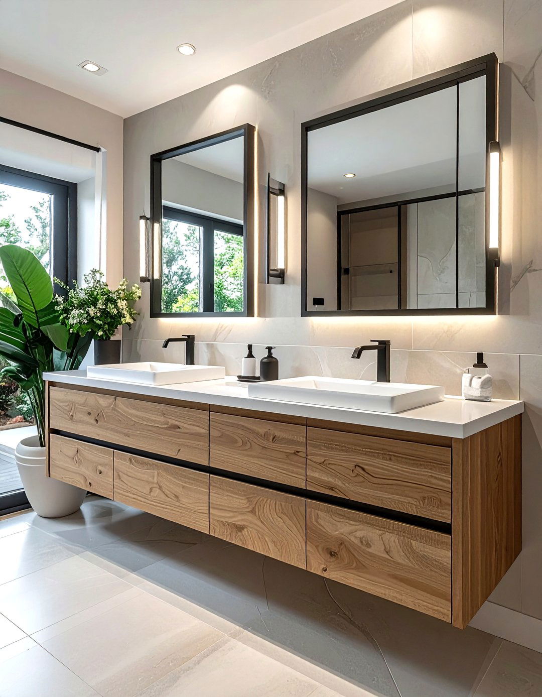 Double Vanity Bathroom Sink - 30 HGTV decor ideas