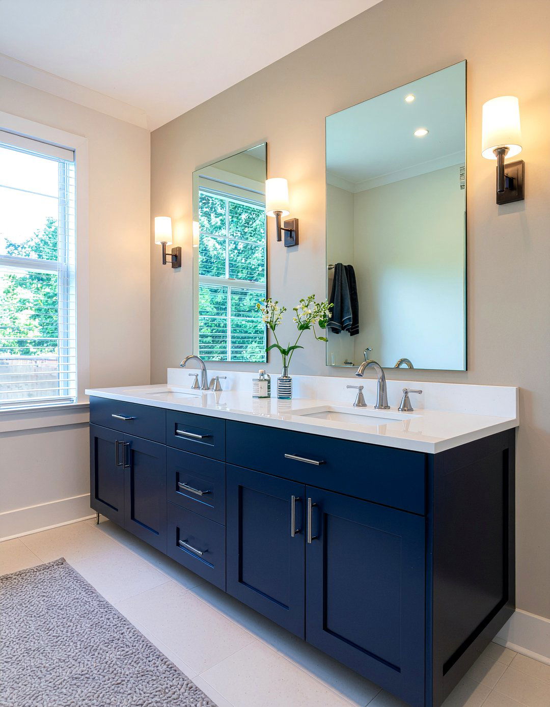 Double Vanity Dimensions - 30 bathroom dimension ideas
