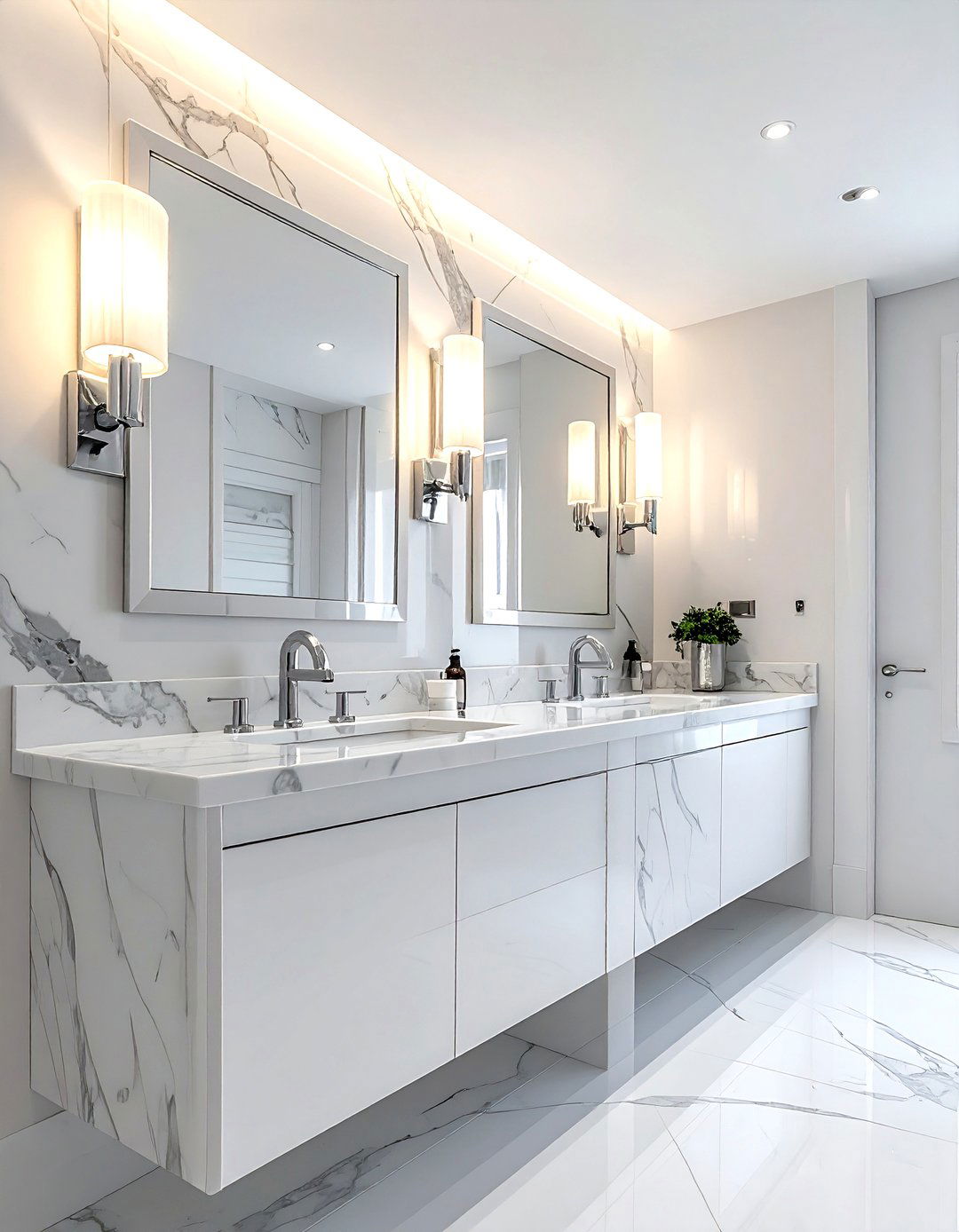 Double Vanity Lighting - 30 sconce lighting ideas