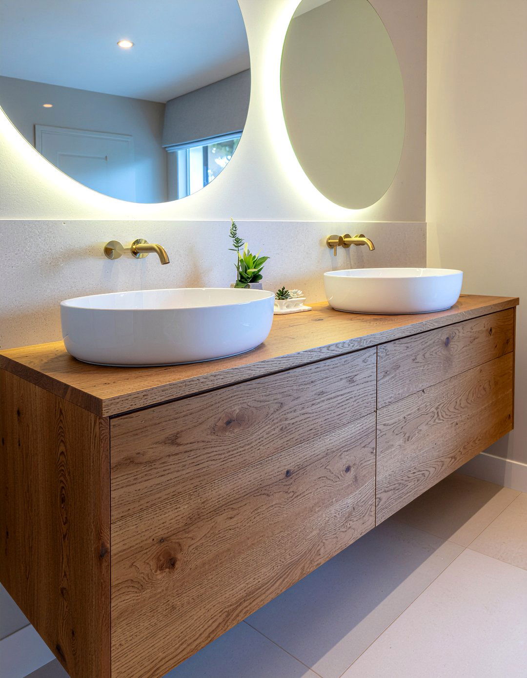 Double Vanity Unit - 30 bedroom ensuite ideas