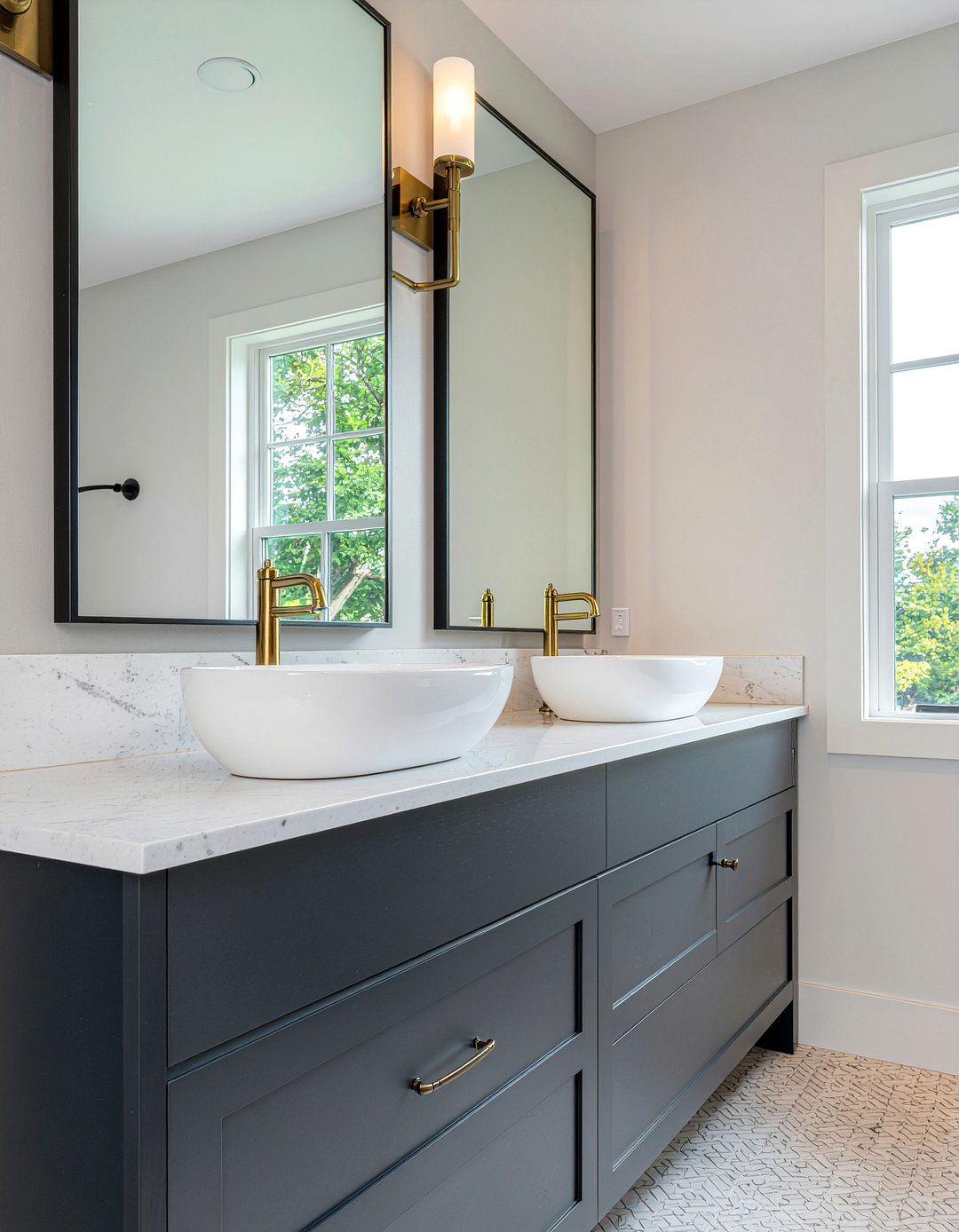 Double Vanity Width - 30 bathroom layout rules