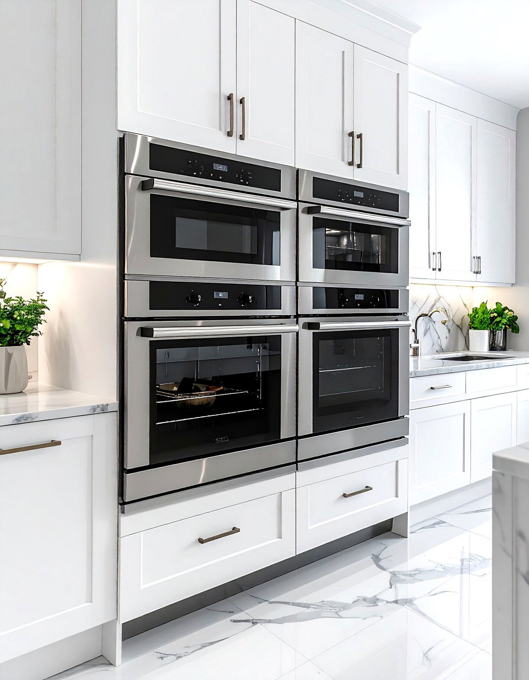 Double Wall Oven - 30 kitchen classic element ideas