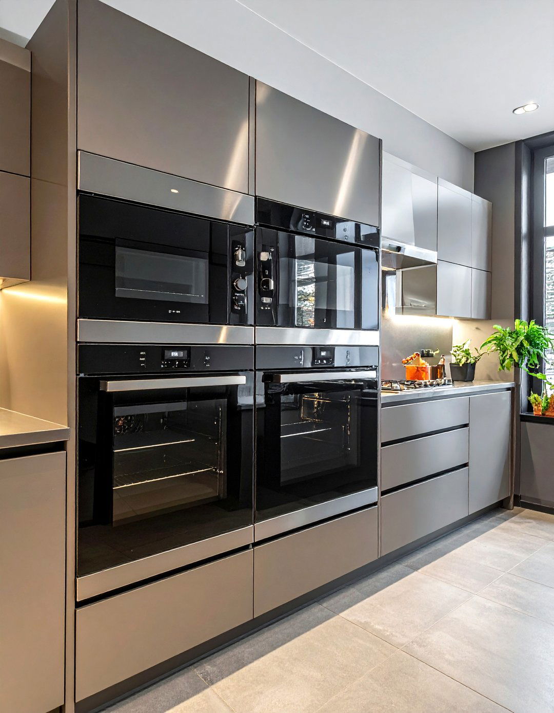 Double Wall Ovens - 30 symmetrical kitchen ideas