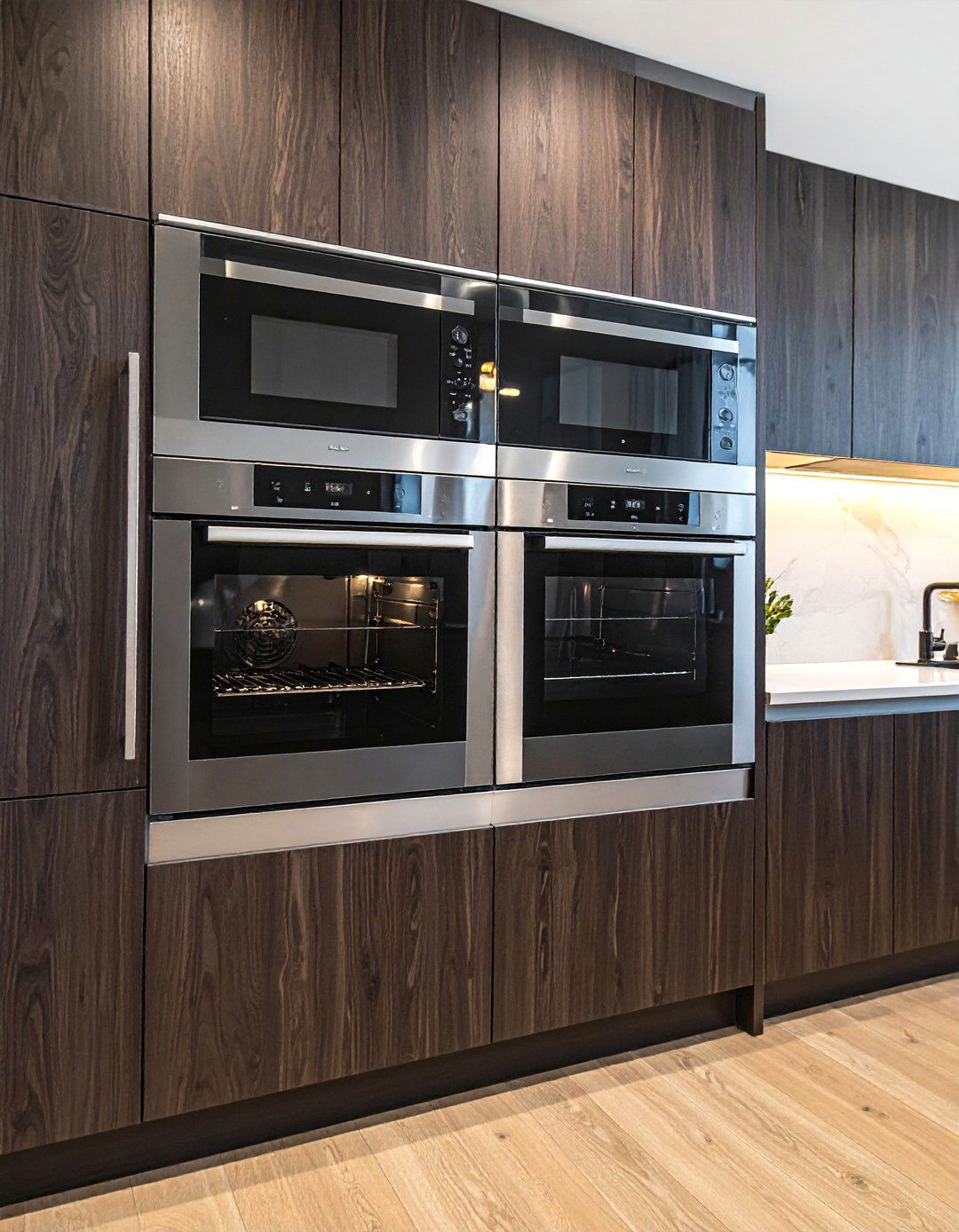 Double Wall Ovens - 30 welcoming kitchen ideas