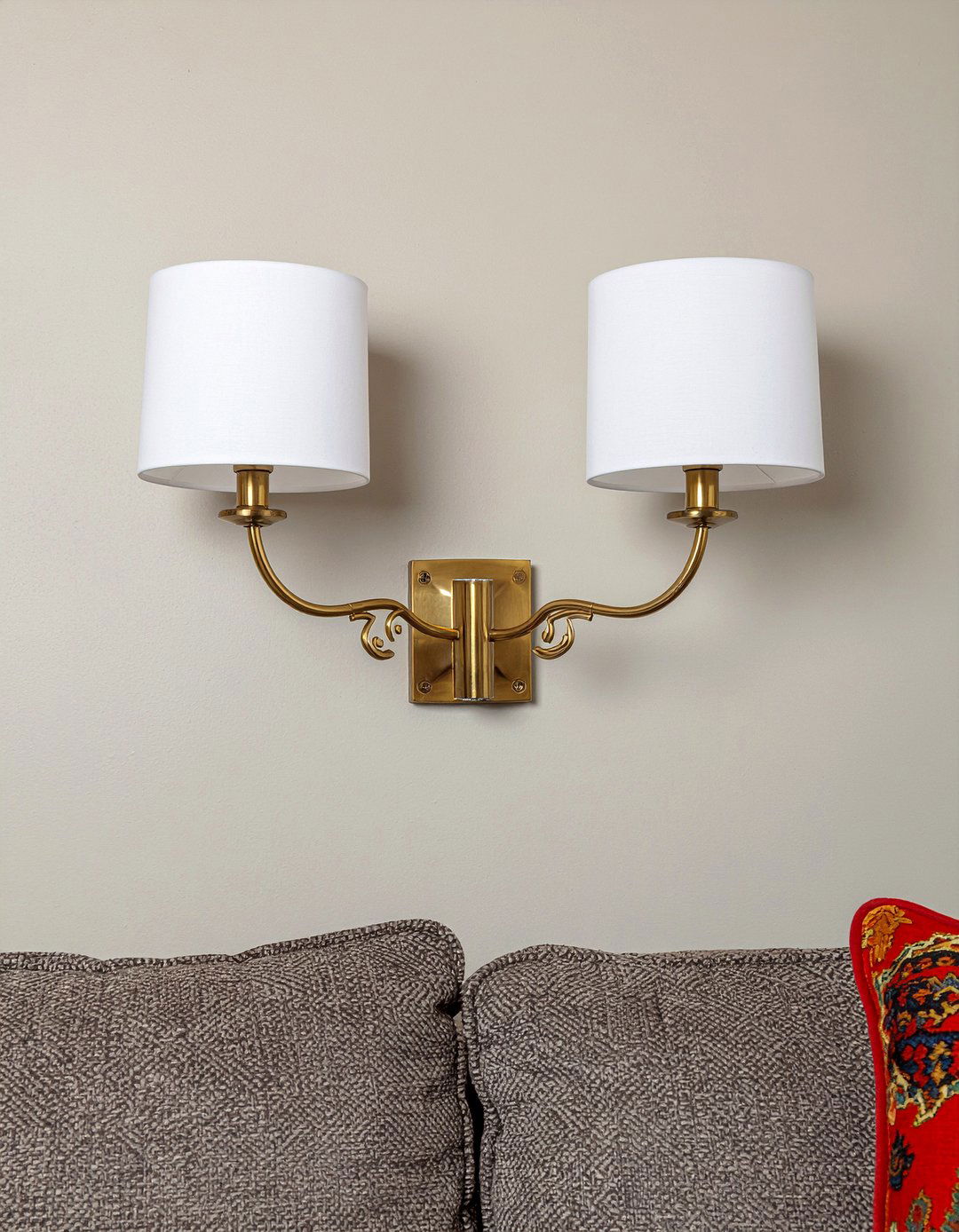 Double arm wall light - 30 living room sconces