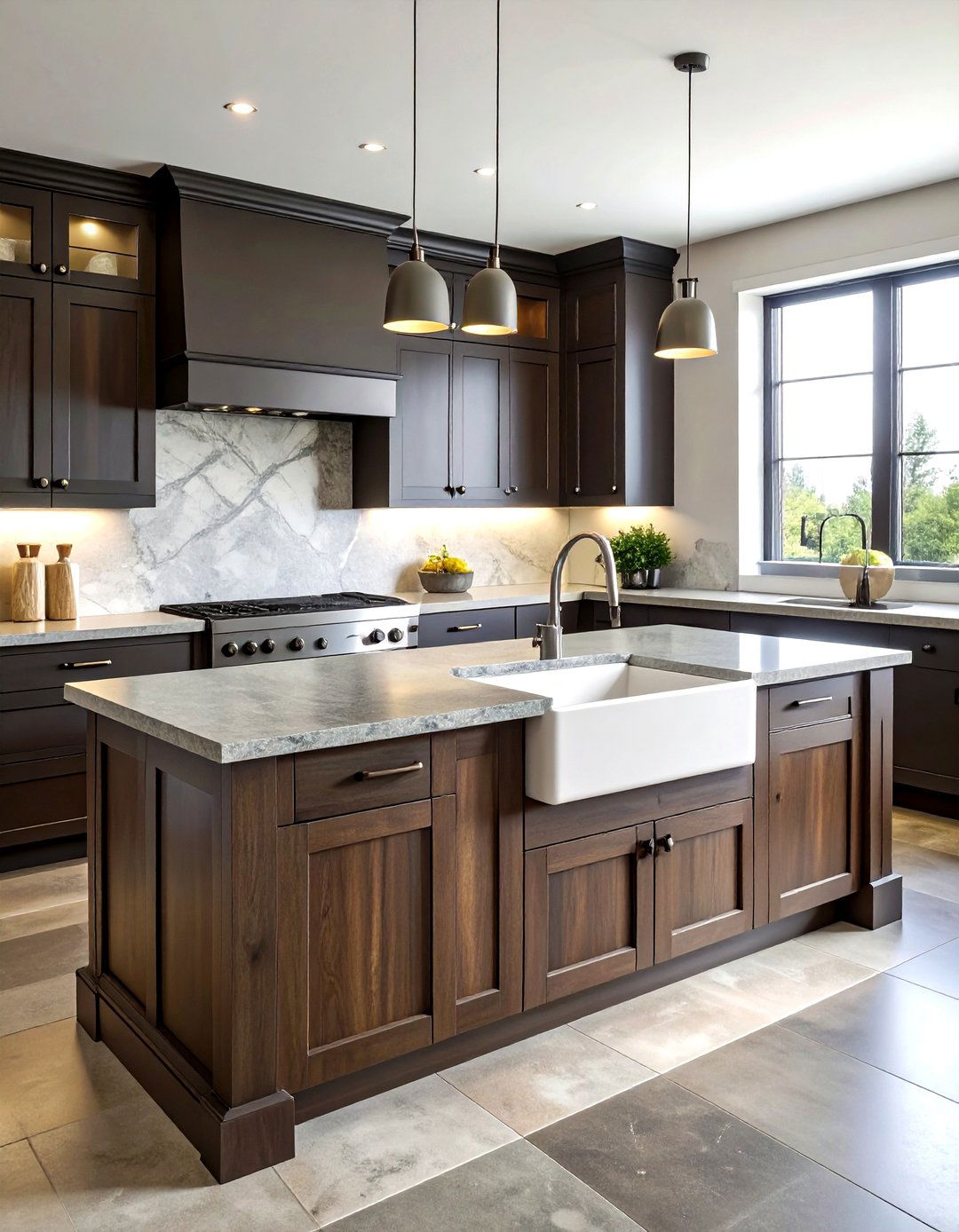 Double bowl apron front sink - 30 farmhouse sink kitchen ideas