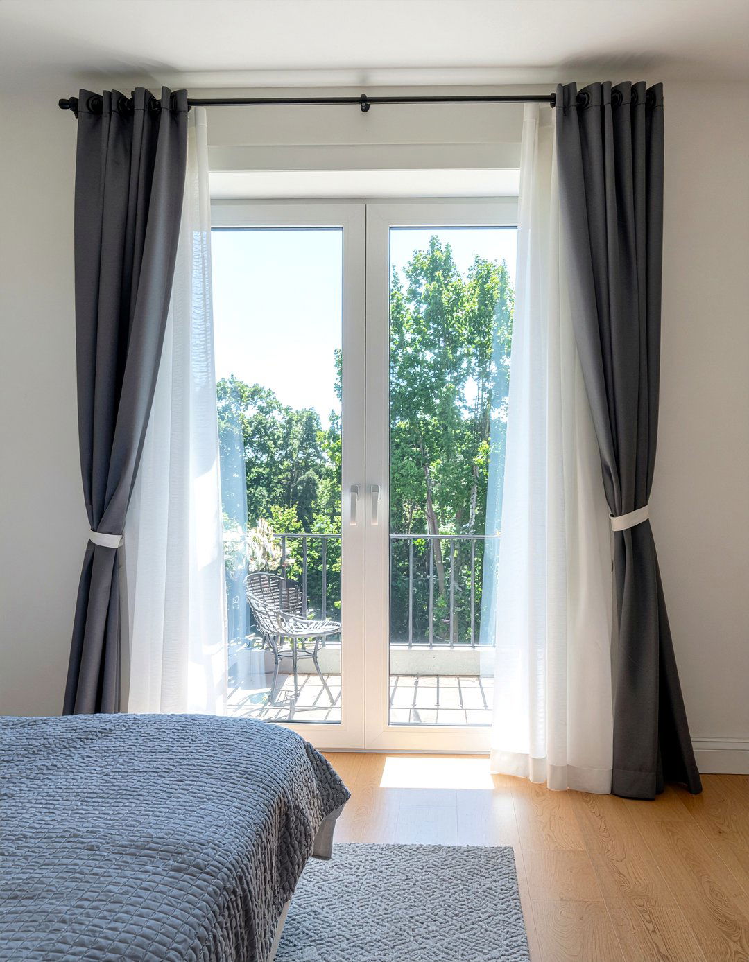 Double curtain rods - 30 bedroom curtains