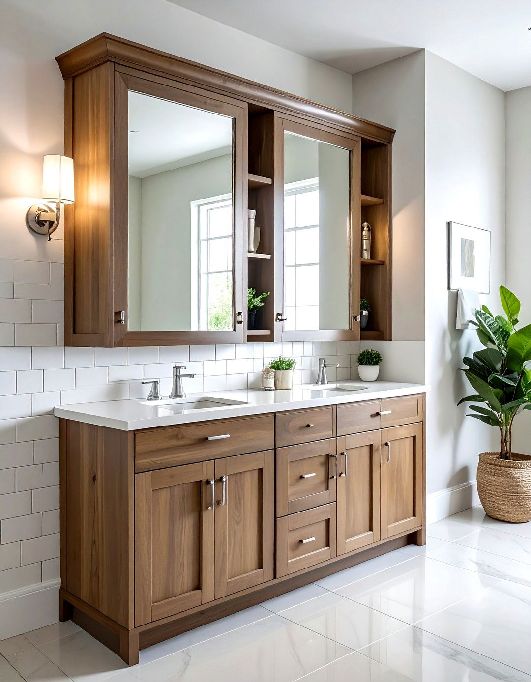 Double door medicine cabinet - 30 surface mount medicine cabinet ideas