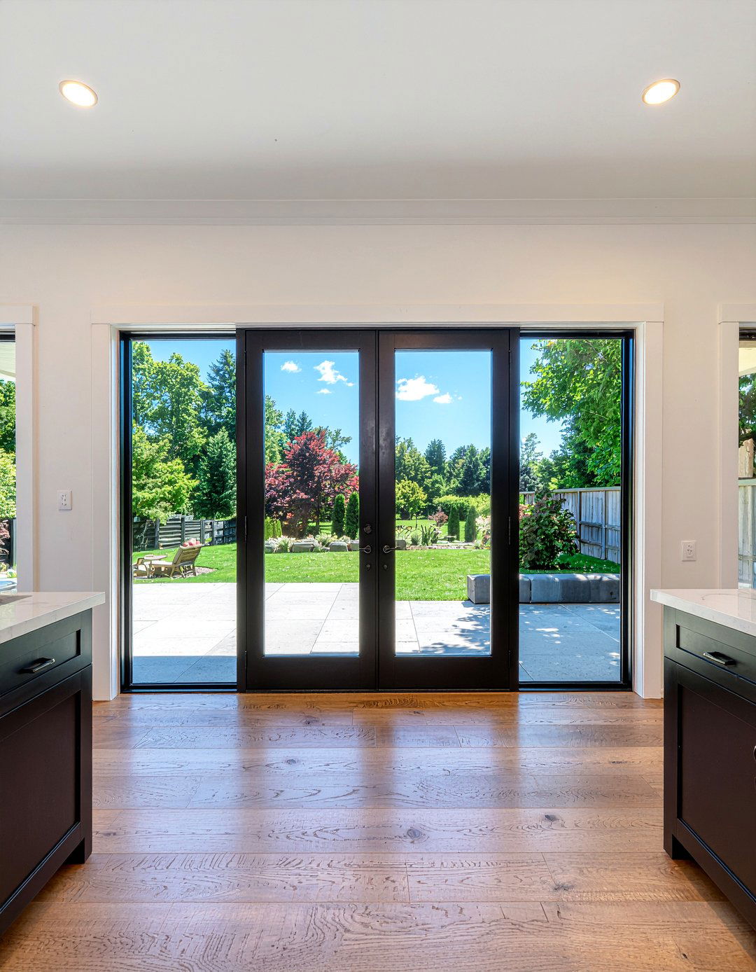 Double entry kitchen door - 30 kitchen exterior door ideas