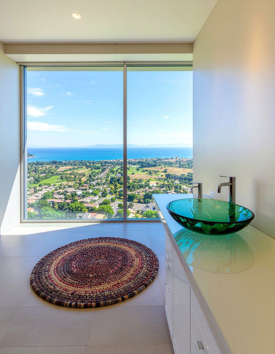 Double glass vanity - 30 glass sink ideas