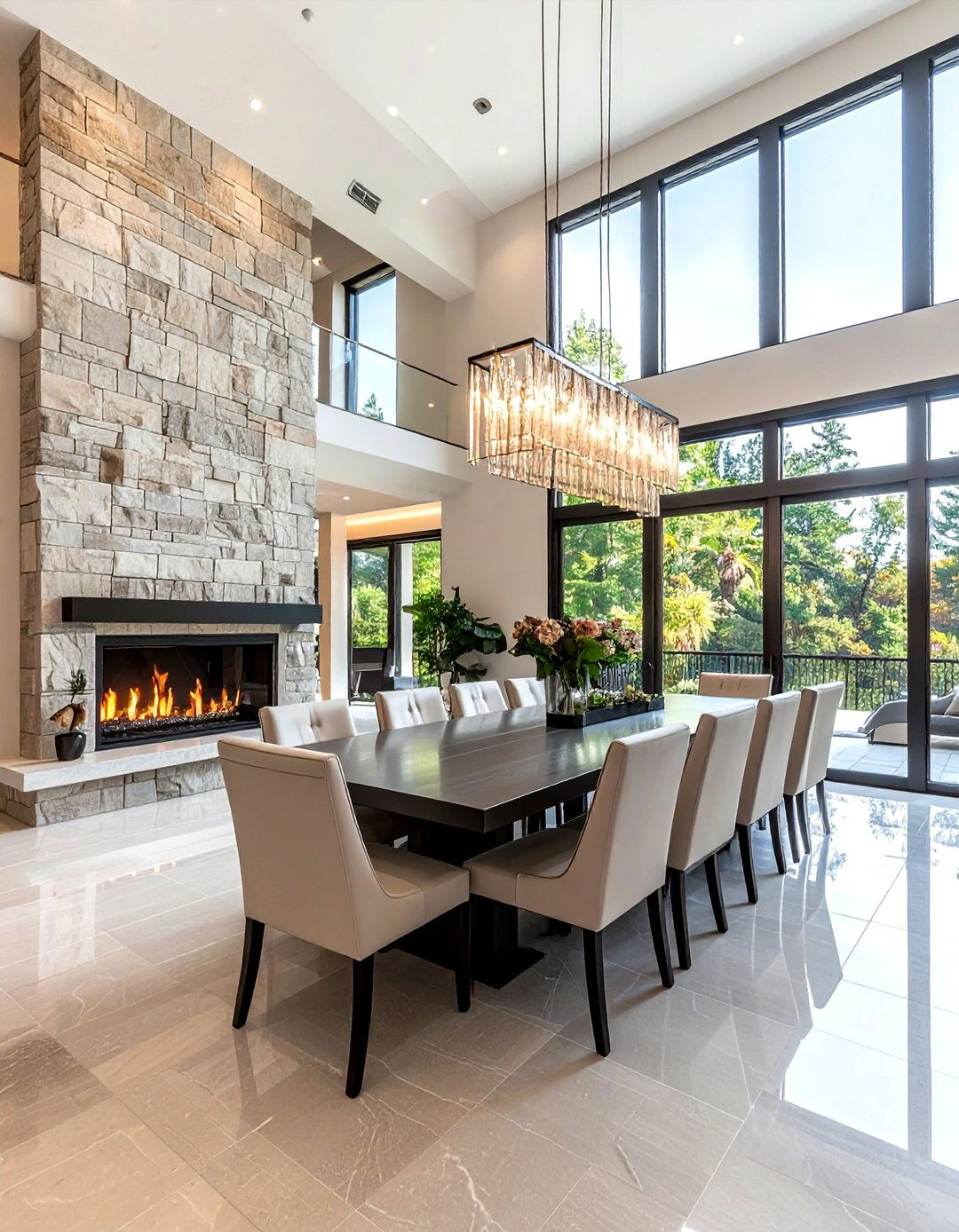 Double height dining room - 30 palatial dining room ideas