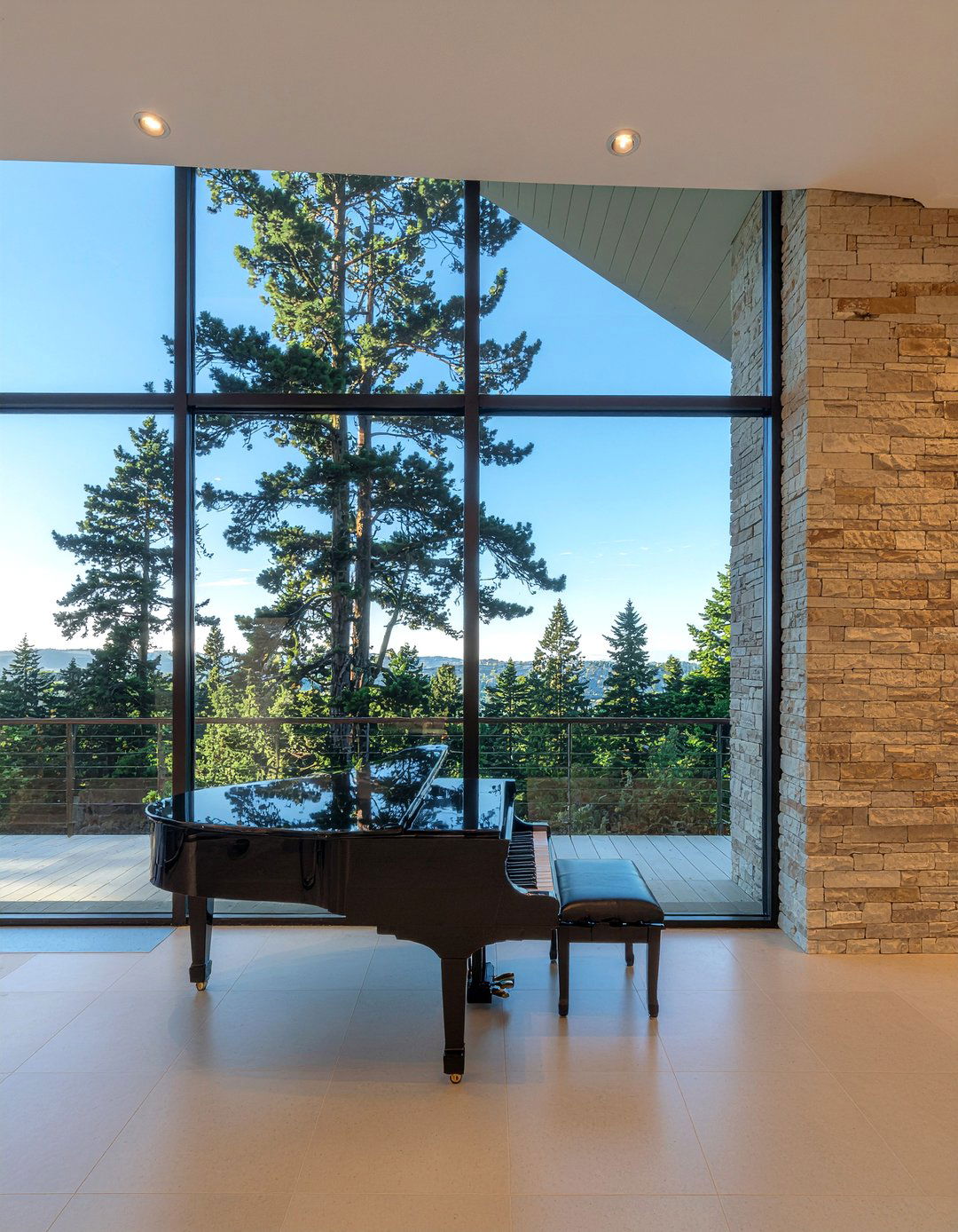 Double height picture window - 30 living room picture windows