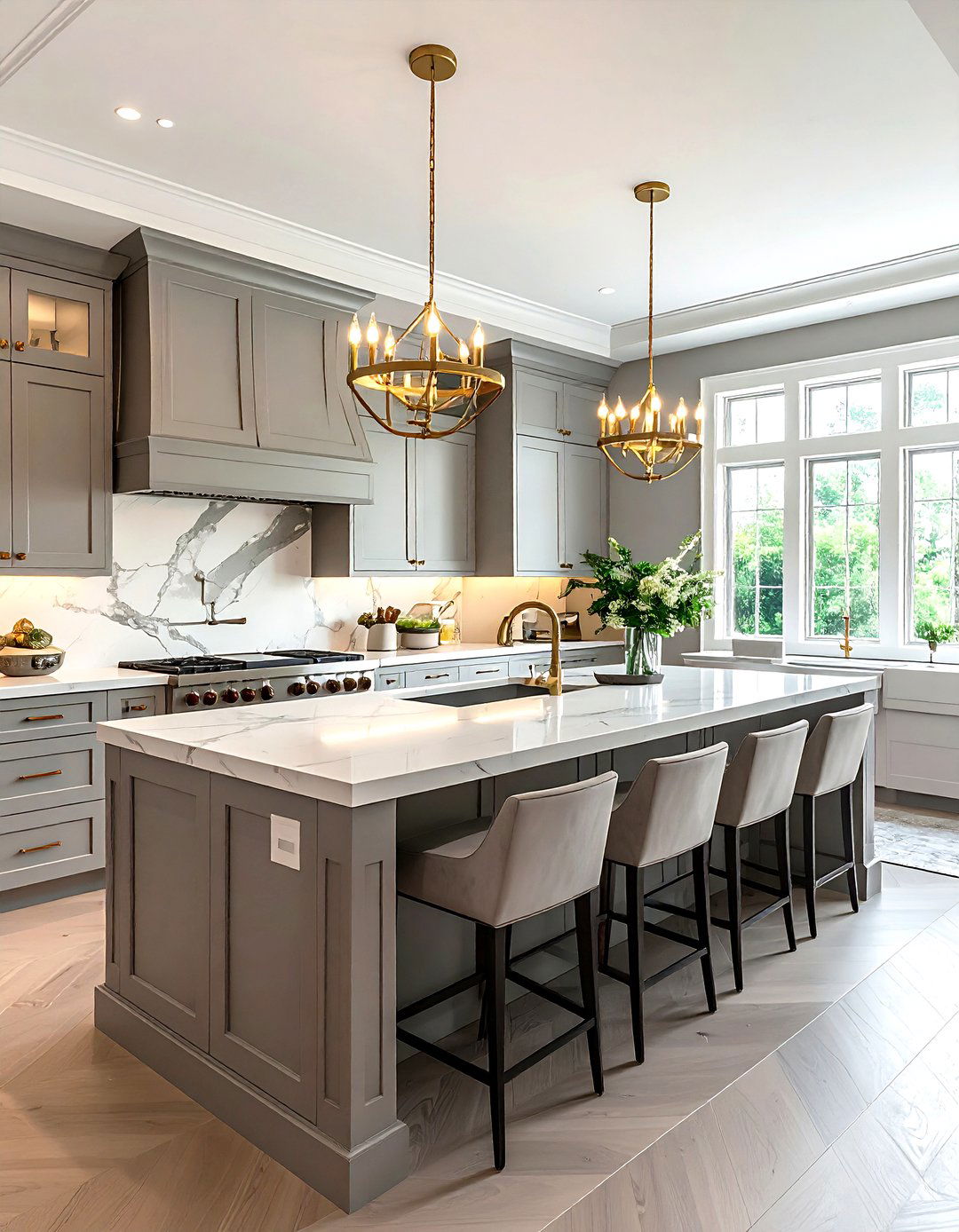 Double island kitchen - 30 kitchen reconfiguration ideas